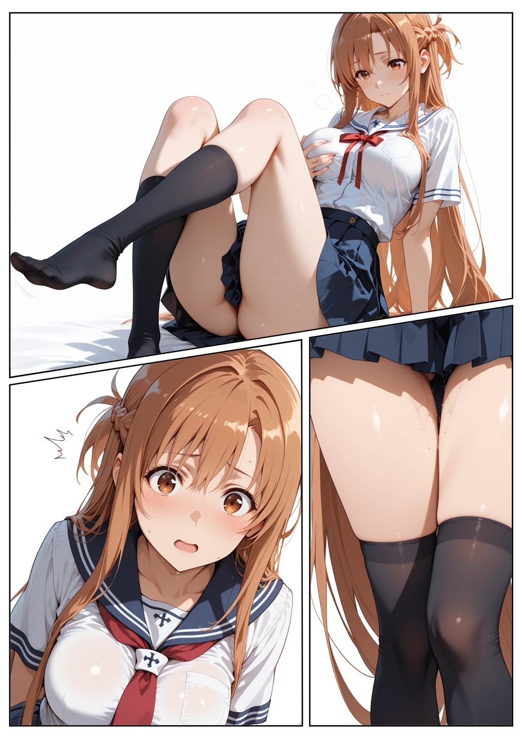 堕チル -堕ちるまで、おわらせてくれないヒロイン漫画- アスナ編 - サンプル画像 1