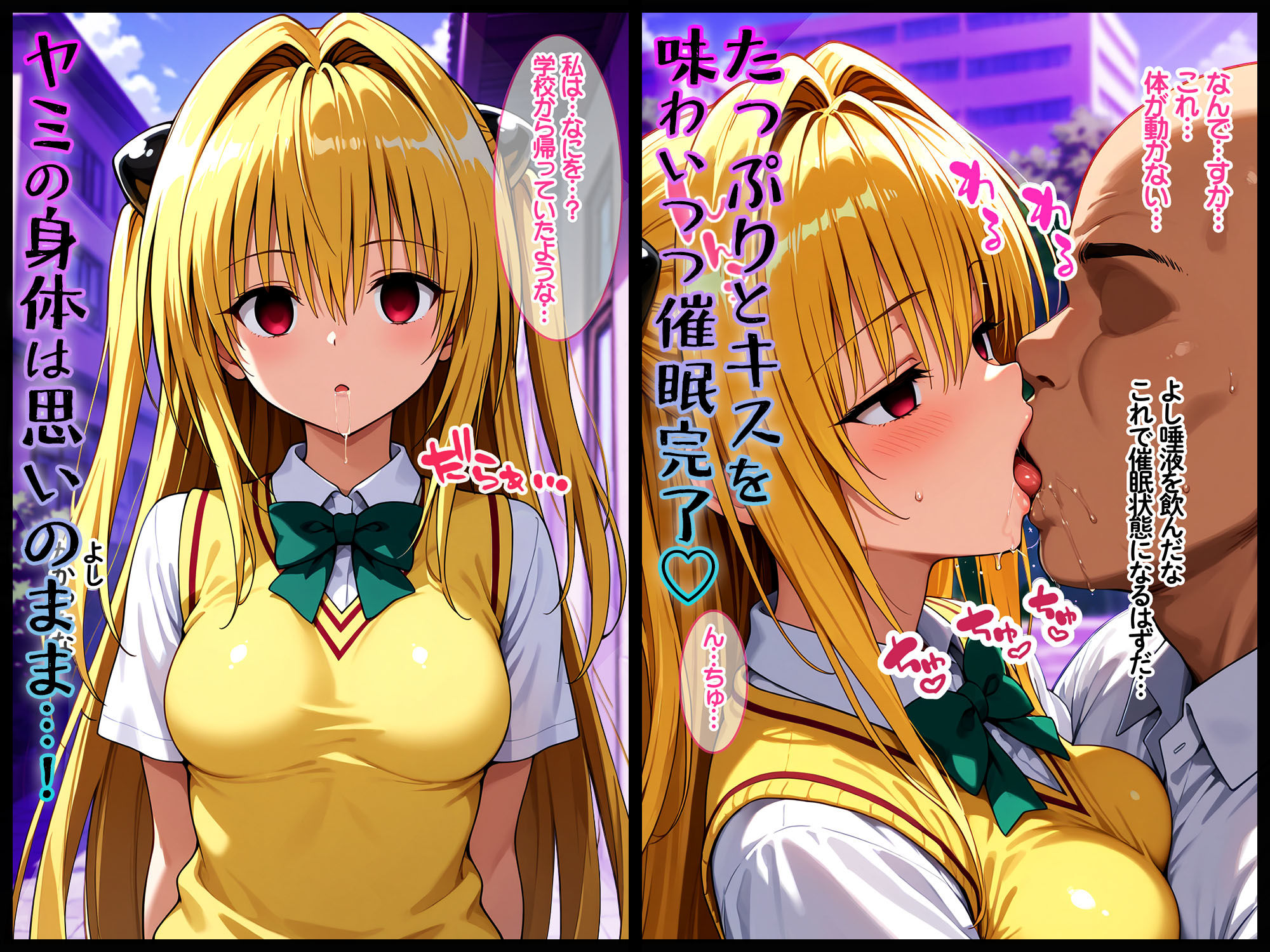 キスで催●！？変態おじさんに好き勝手されてヤミ完堕ち  〜前編〜 - サンプル画像 2