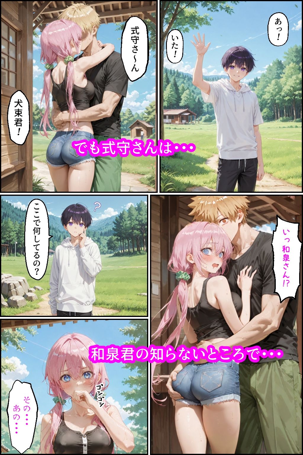 可愛いだけにされちゃう式守さん3（川遊びの日の式守さん） - サンプル画像 3