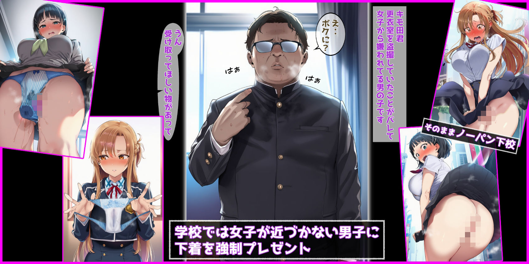 寝取られた彼女と妹〜催●スマホで辱められ好き放題に犯●れるヒロイン達〜直葉・アスナ編 - サンプル画像 9