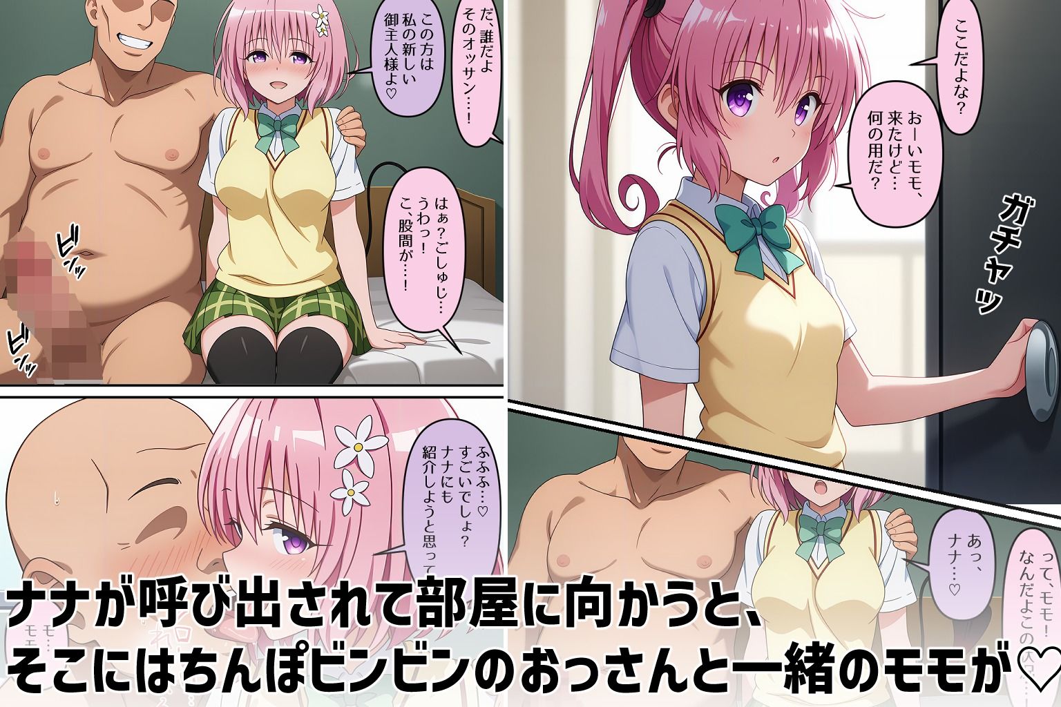 とらぶる少子化対策  モモ＆ナナ編 - サンプル画像 1