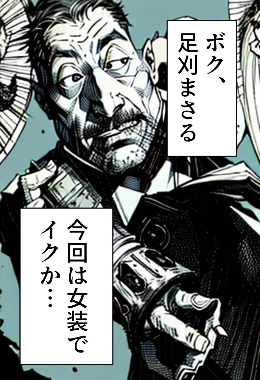 足刈がイク！  女装男の娘・ツインテール編 - サンプル画像 1