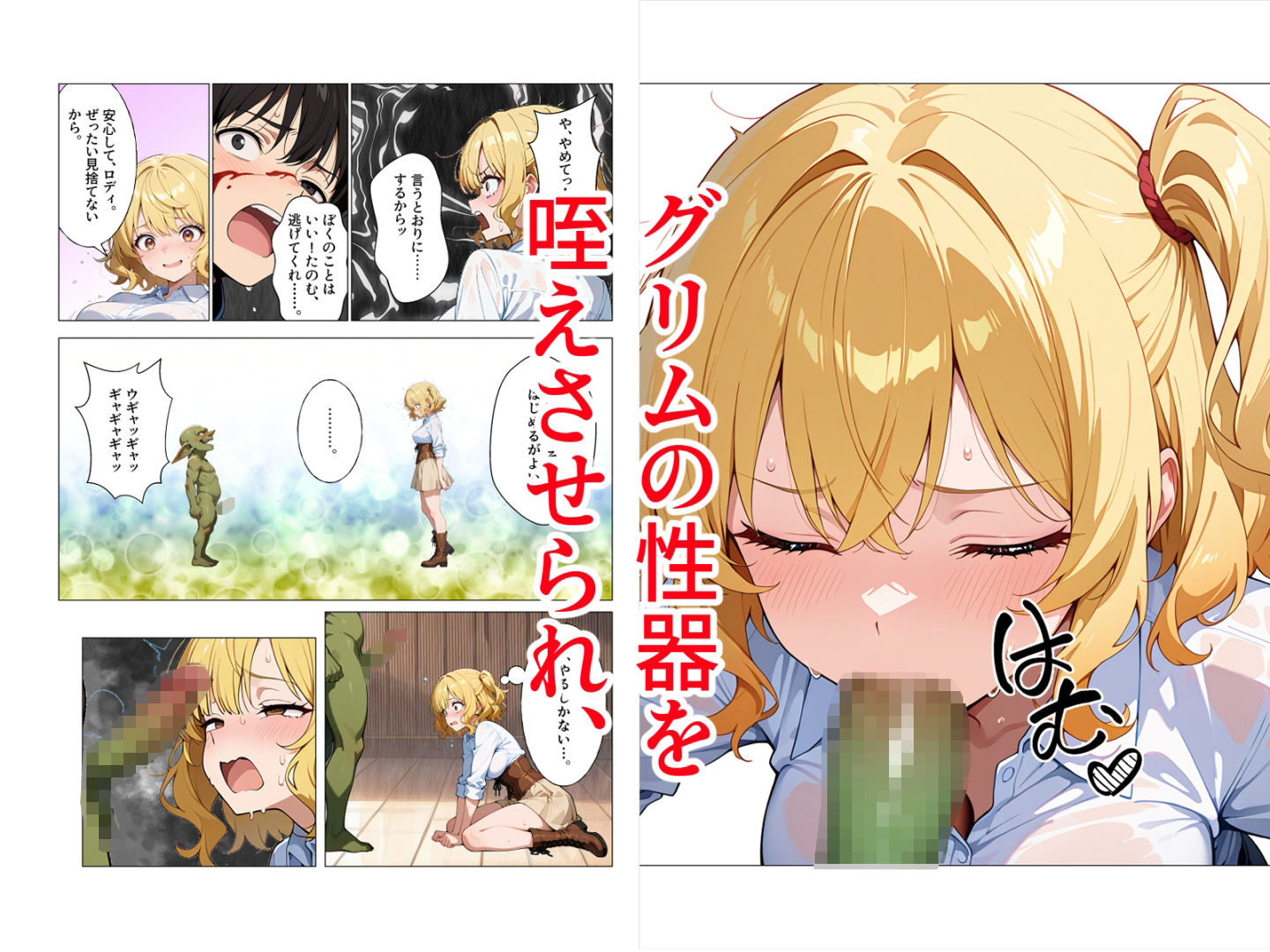 村娘ハンター、親の仇に犯●れて逝きまくり子づくりセックス - サンプル画像 5