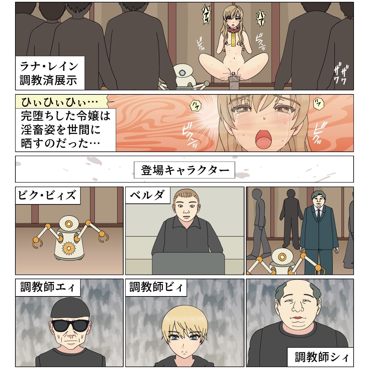 高貴なご令嬢の強●家畜化改造 - サンプル画像 5