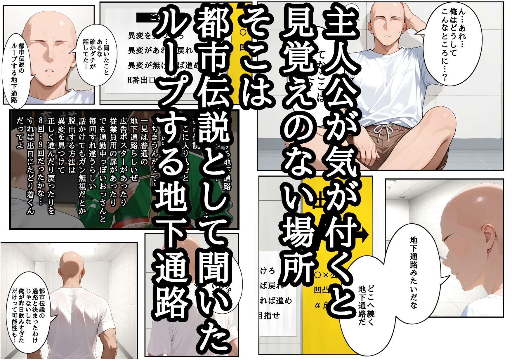 H番出口 見つけた異変がエロ過ぎて戻れない - サンプル画像 1