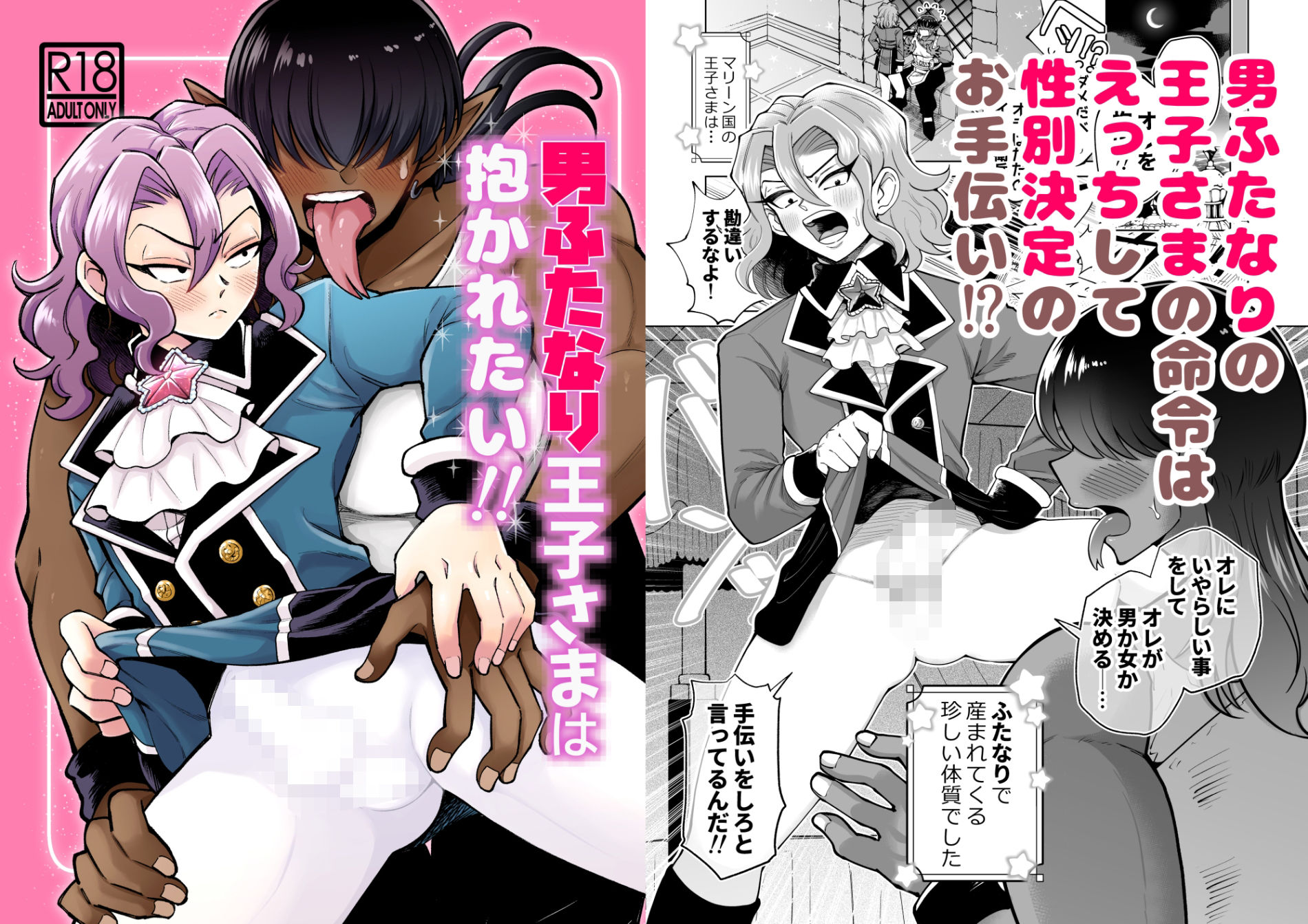 男ふたなり王子さまは抱かれたい！！ - サンプル画像 1