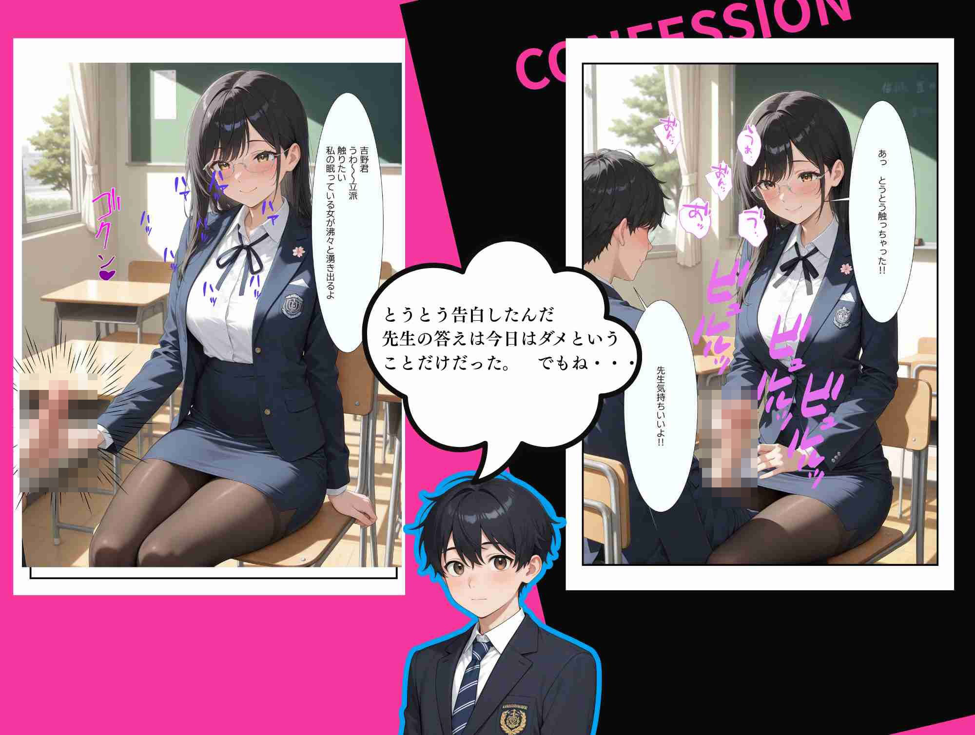 憧れの担任の舞先生と最後の個人面談  舞先生、童貞卒業させて - サンプル画像 5