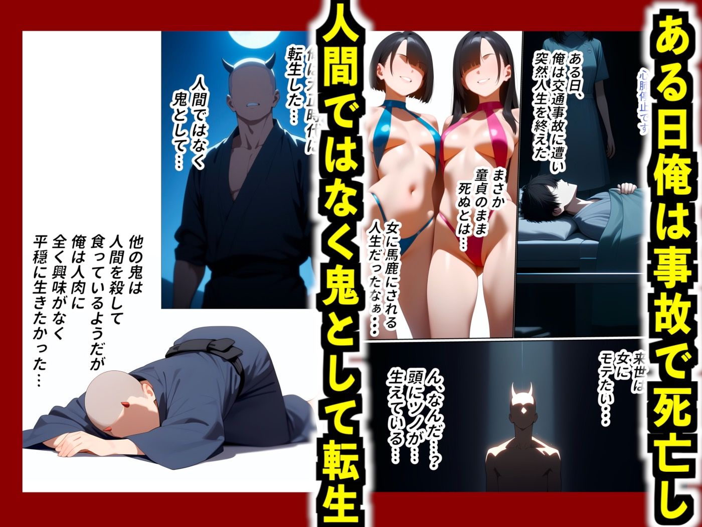 催●で胡蝶し●ぶと辱めセックス… アナル責め＆放尿＆複数プレイ… 最初は抵抗したけど快楽堕ちした話 - サンプル画像 1