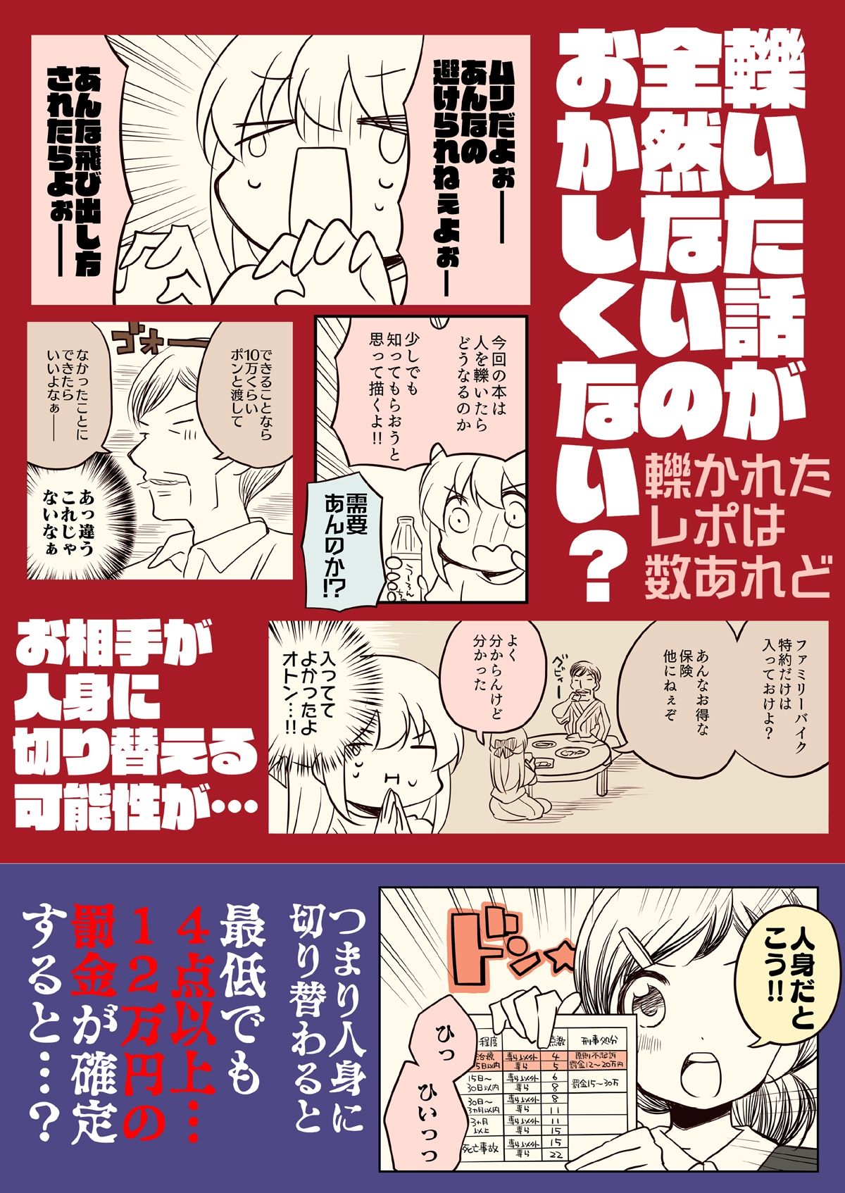 バイクで人を轢いた話。 - サンプル画像 10