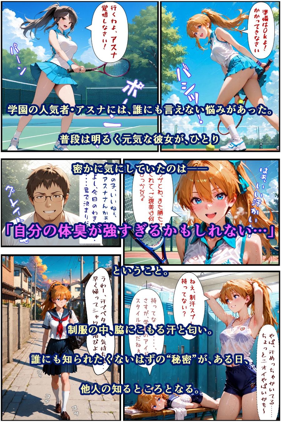 脇の臭いを嗅がせたら大変な目にあった話 - サンプル画像 1