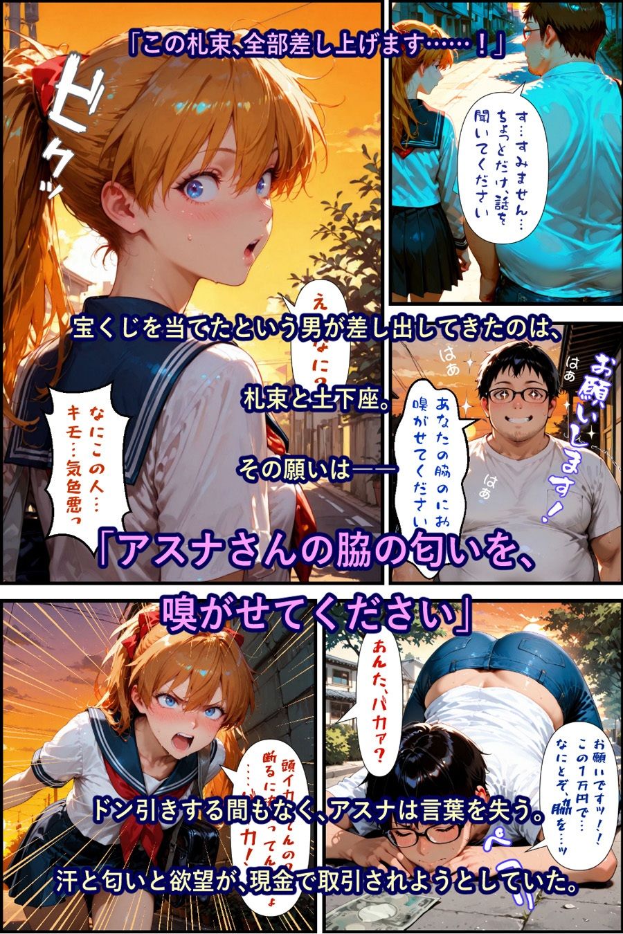 脇の臭いを嗅がせたら大変な目にあった話 - サンプル画像 2