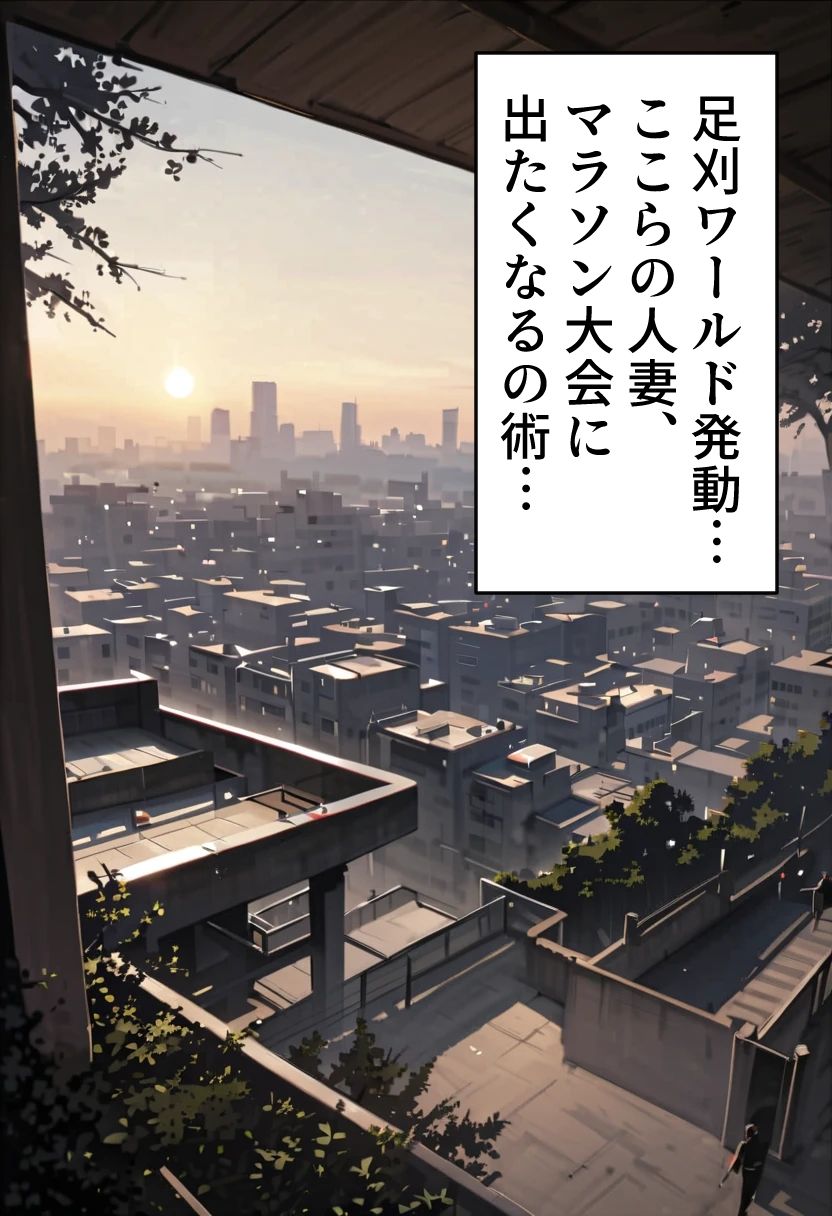 足刈がイク！  人妻マラソン大会編 - サンプル画像 2