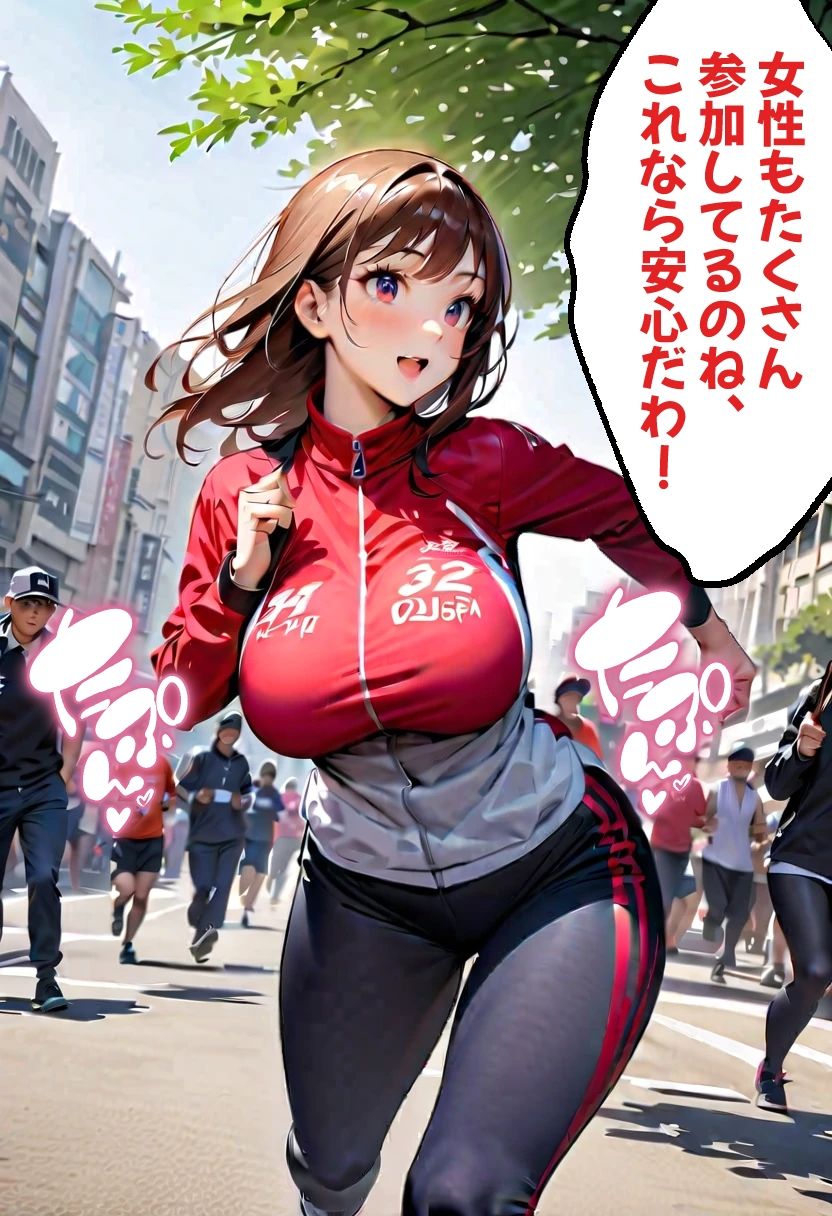 足刈がイク！  人妻マラソン大会編 - サンプル画像 4