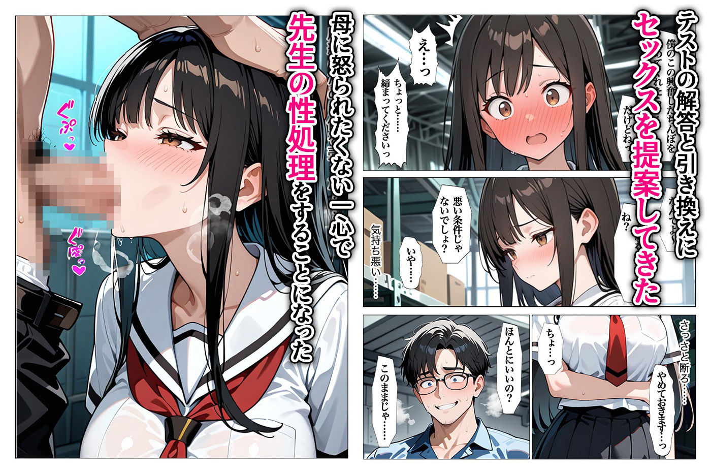 ホームレスの激クサちんぽで中出しされました - サンプル画像 4