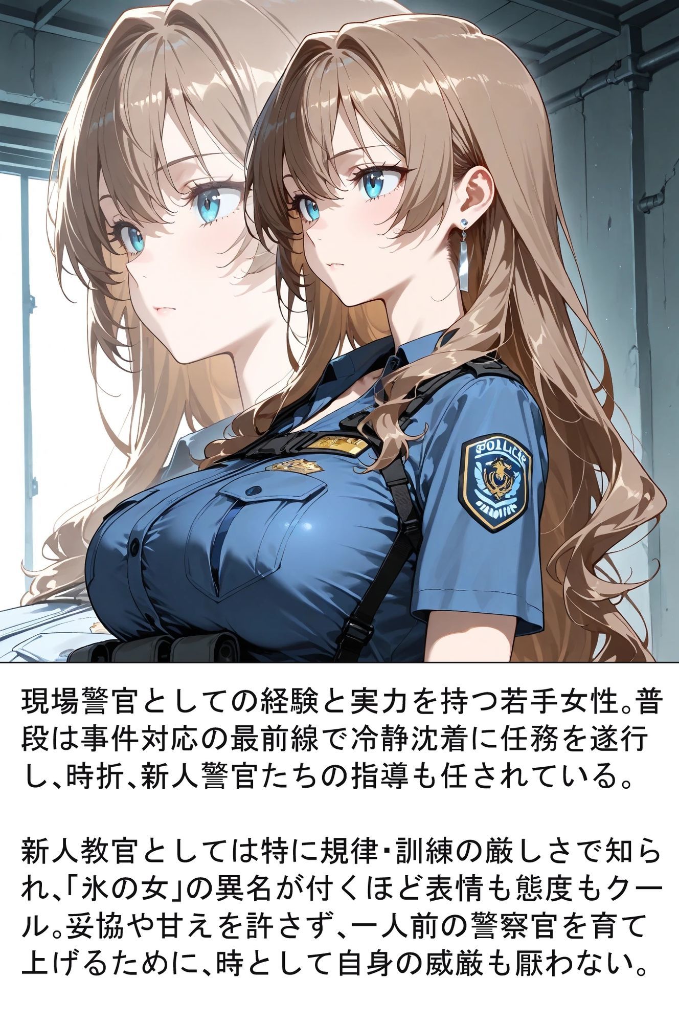 氷の女の威厳崩壊 新人教官・紗季 縄抜け訓練の失敗 - サンプル画像 1