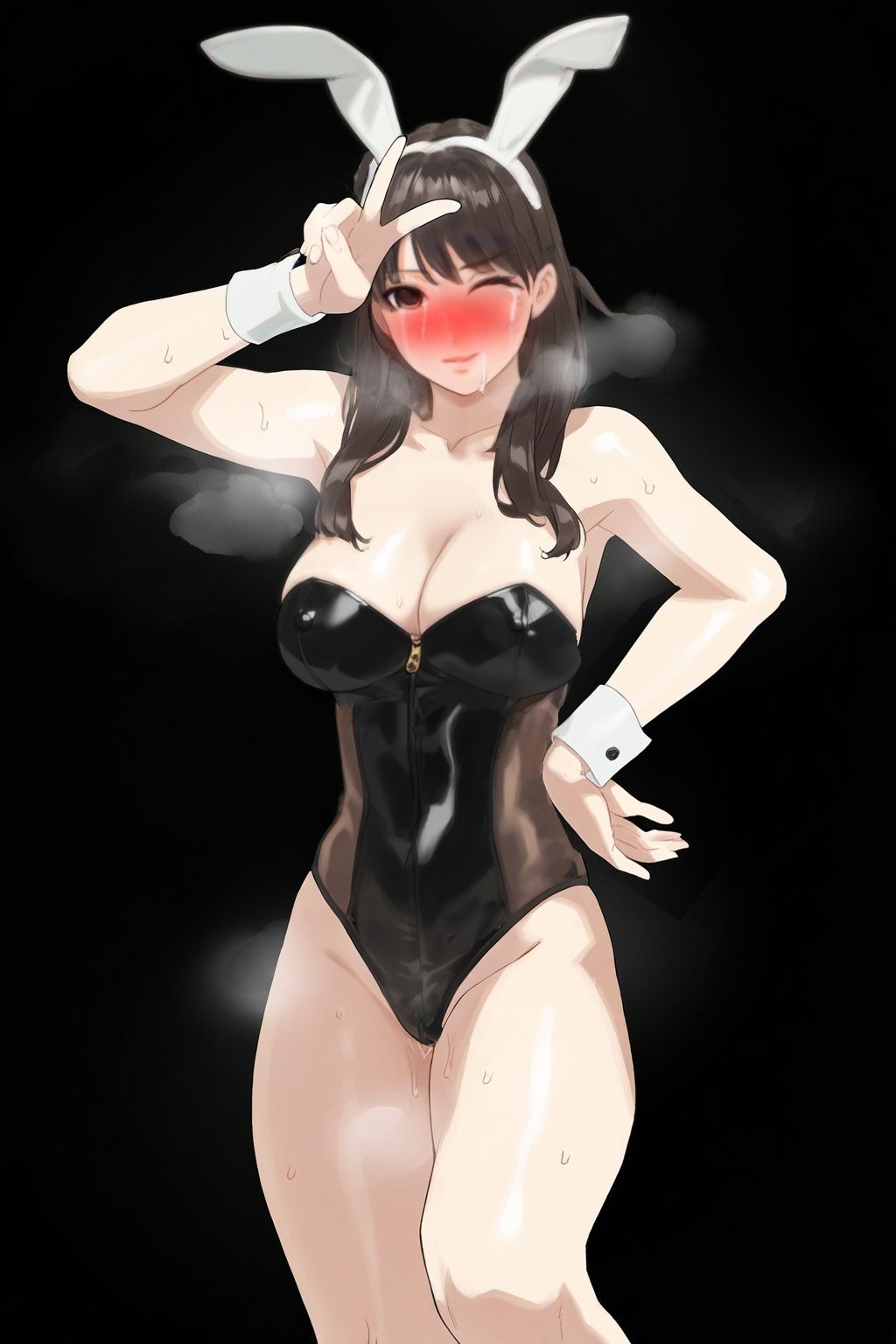 【前後編セット】『バニーガール美少女の催●寸止め地獄ショーを堪能できる地下クラブ』 - サンプル画像 4