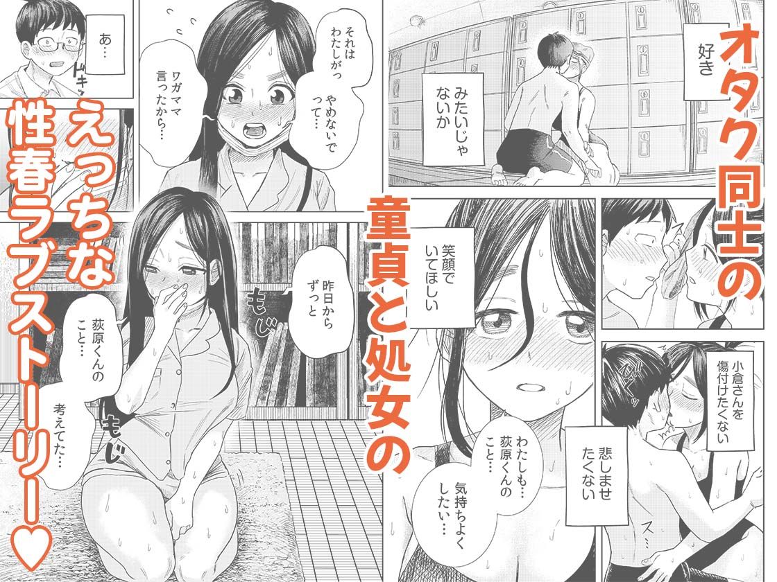 オタク同士の童貞処女がはじめてのセックスをする話 1 - サンプル画像 7