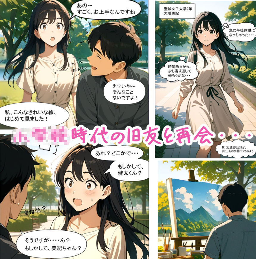 一回だけですよ！ 〜画家とモデル〜 - サンプル画像 1