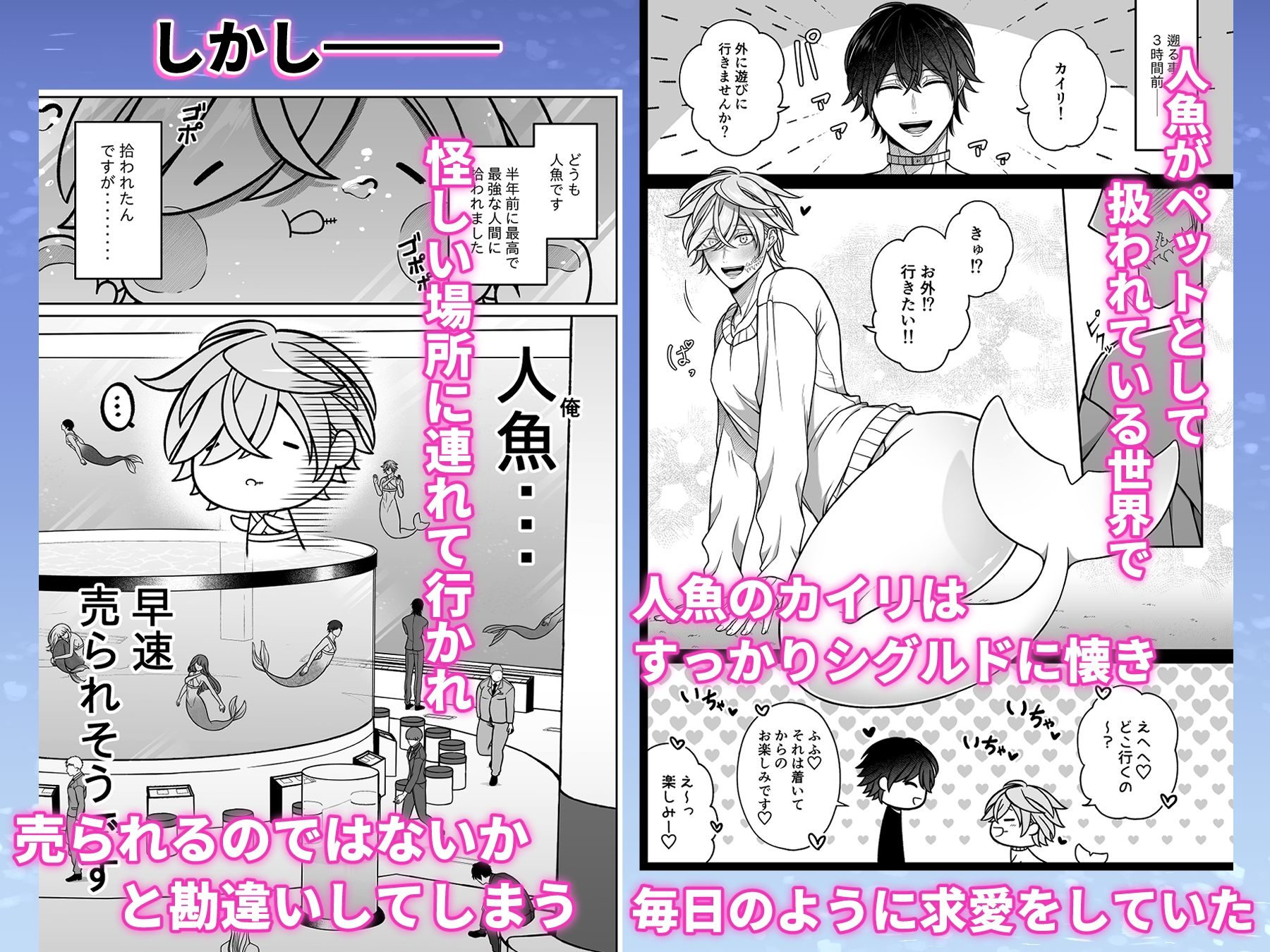 懐いた人魚と子作り交尾をする話 - サンプル画像 1