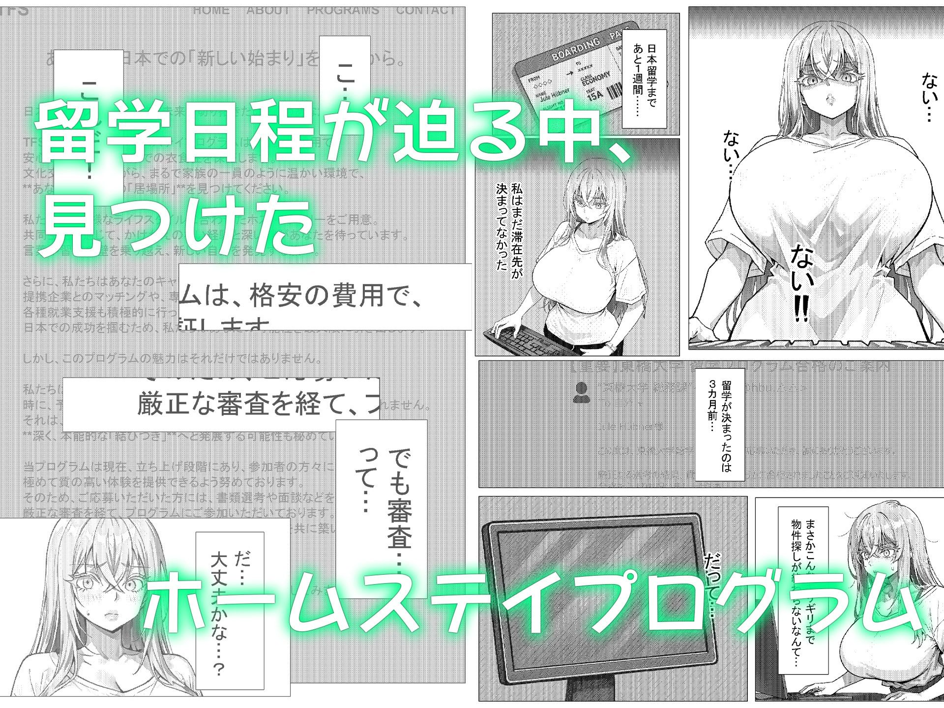 留学生はホストファミリーに愛される -留学初日- - サンプル画像 1