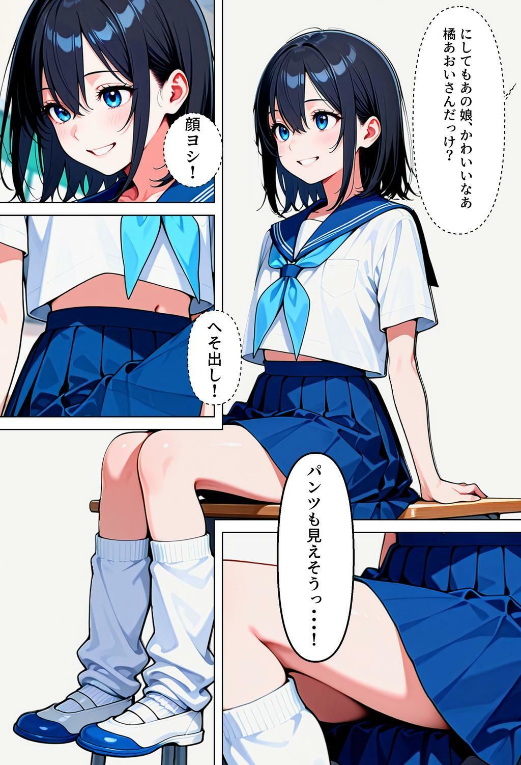 転校先の女の子が男の娘で、ち♂ち♂でお仕置きされた話 - サンプル画像 1