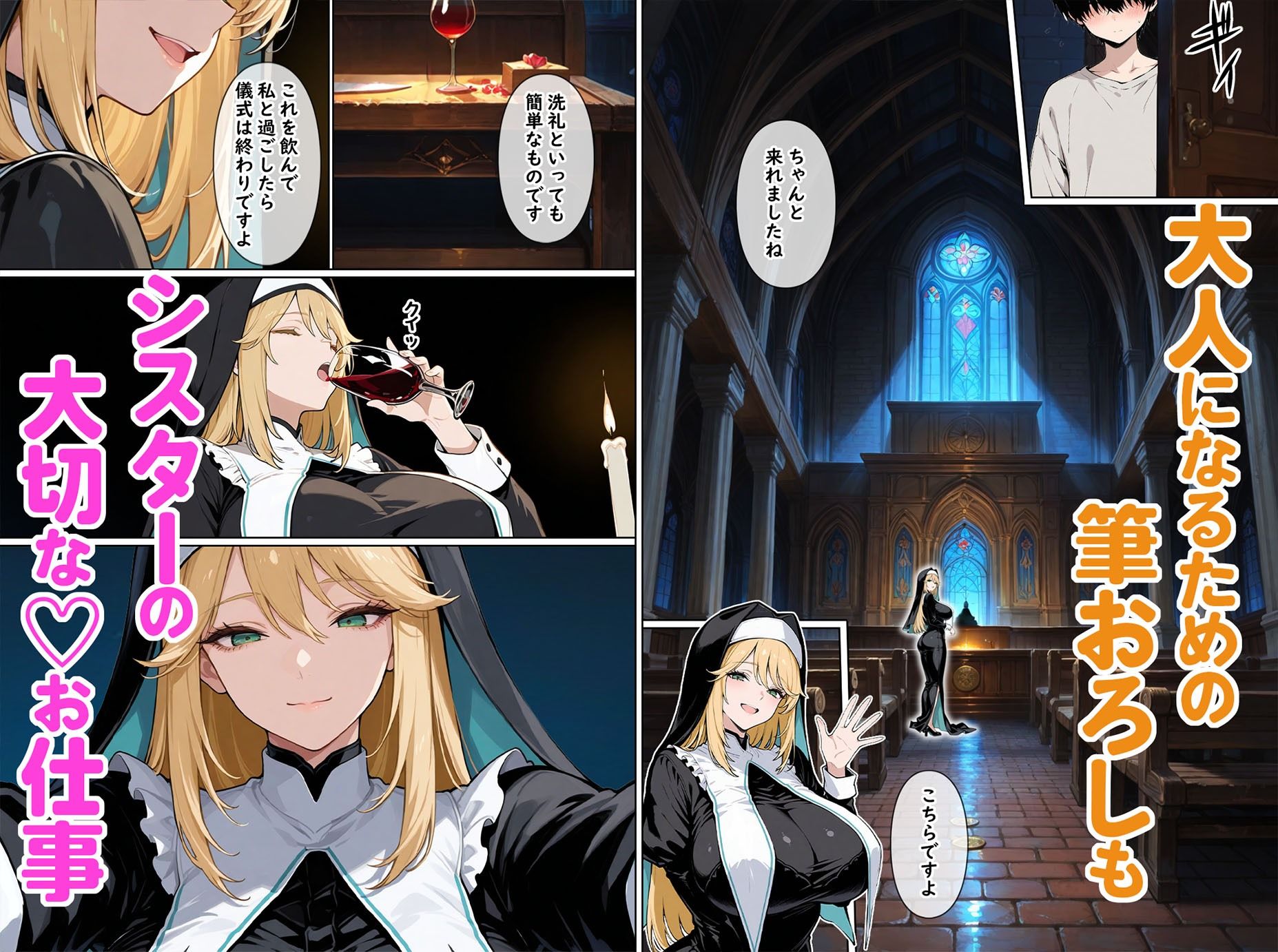 聖女系サキュバスの辺境性活 - サンプル画像 4