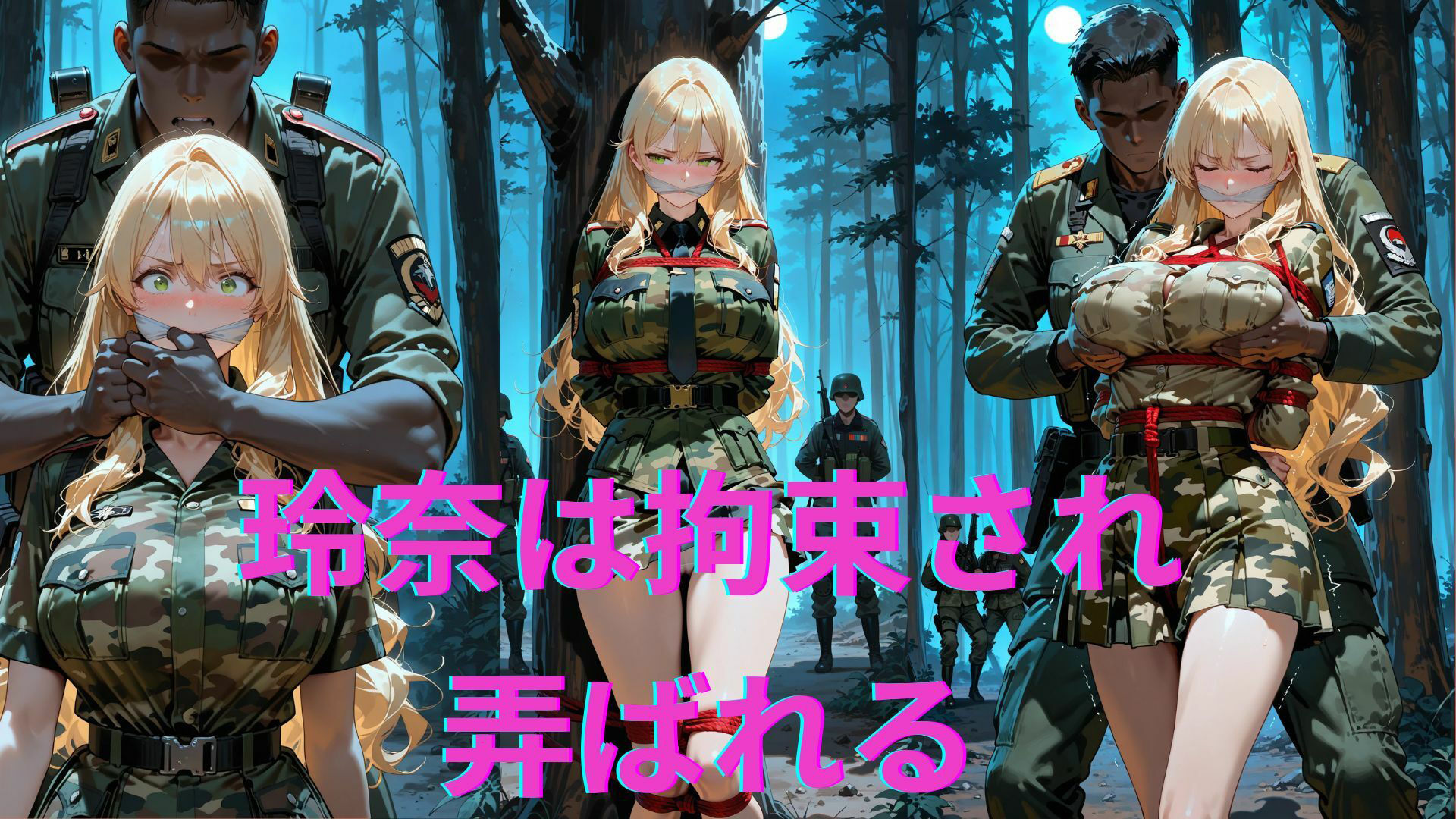裏切りの縄囚 〜女軍人、捕虜と化す瞬間〜 - サンプル画像 1