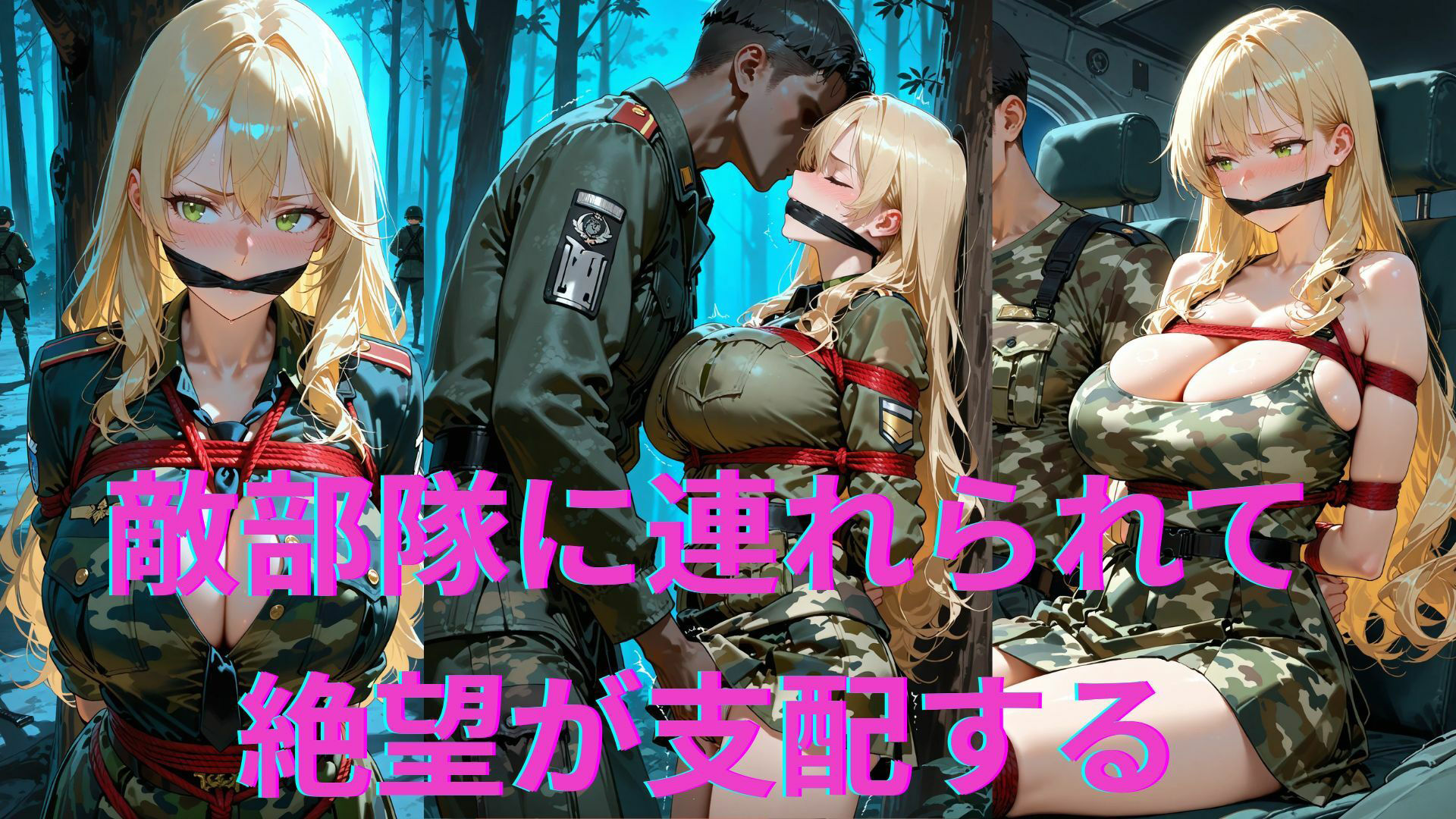 裏切りの縄囚 〜女軍人、捕虜と化す瞬間〜 - サンプル画像 2