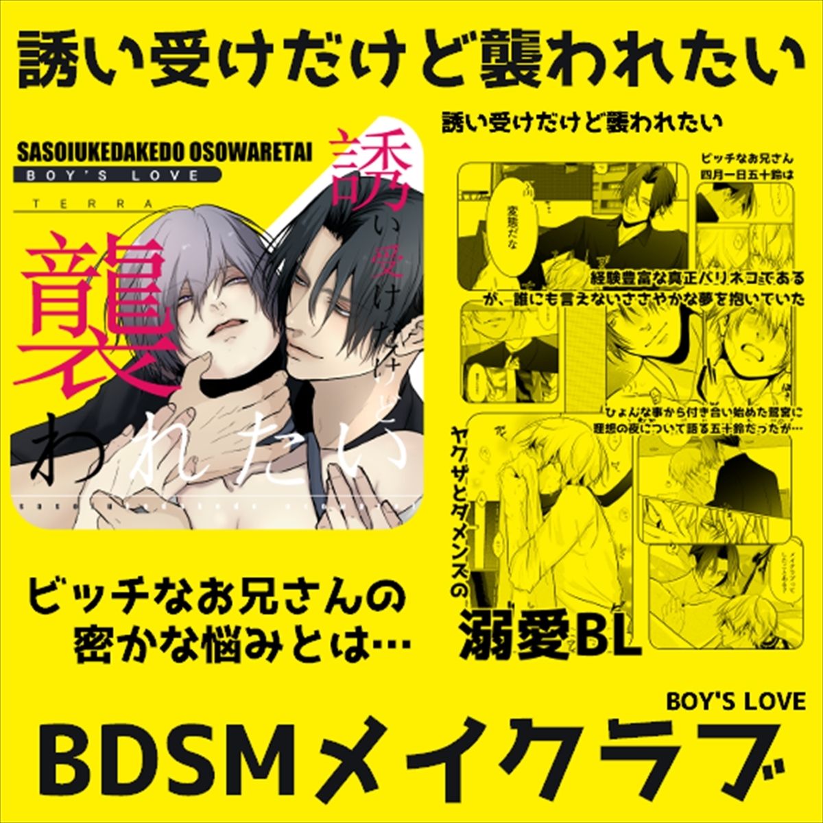 誘い受だけど襲われたい - サンプル画像 1