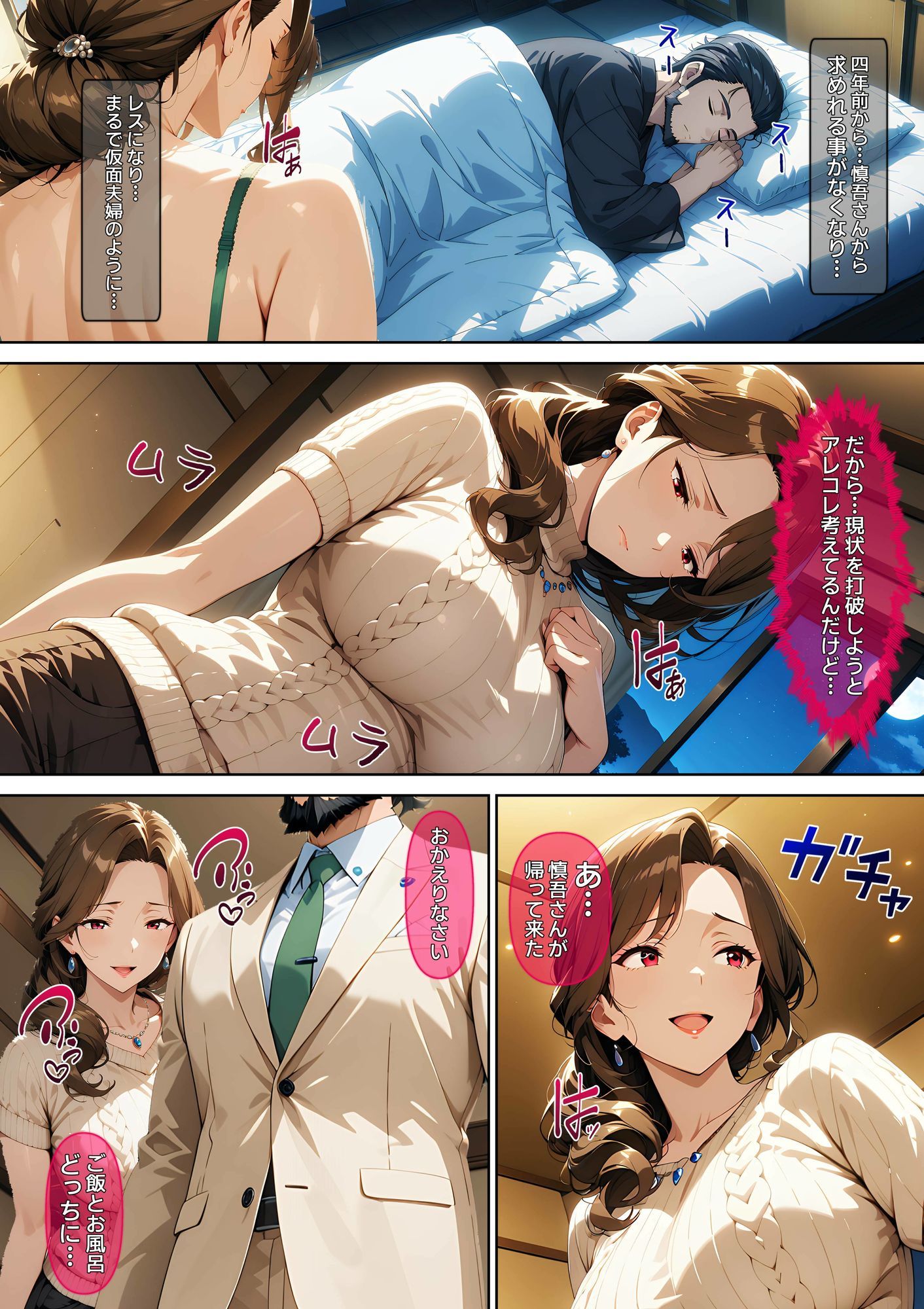 【漫画】人妻NTRレ〇プ01-上司の妻を寝取る話- - サンプル画像 2