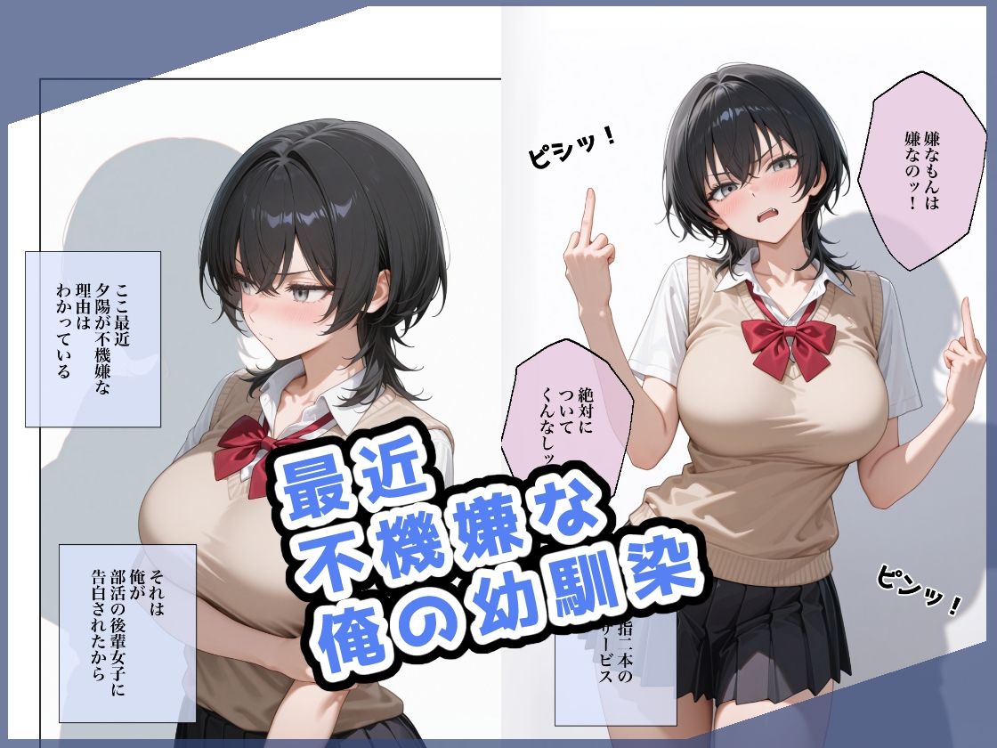 イライラ系幼馴染はなんだかんだで俺の言いなり - サンプル画像 1