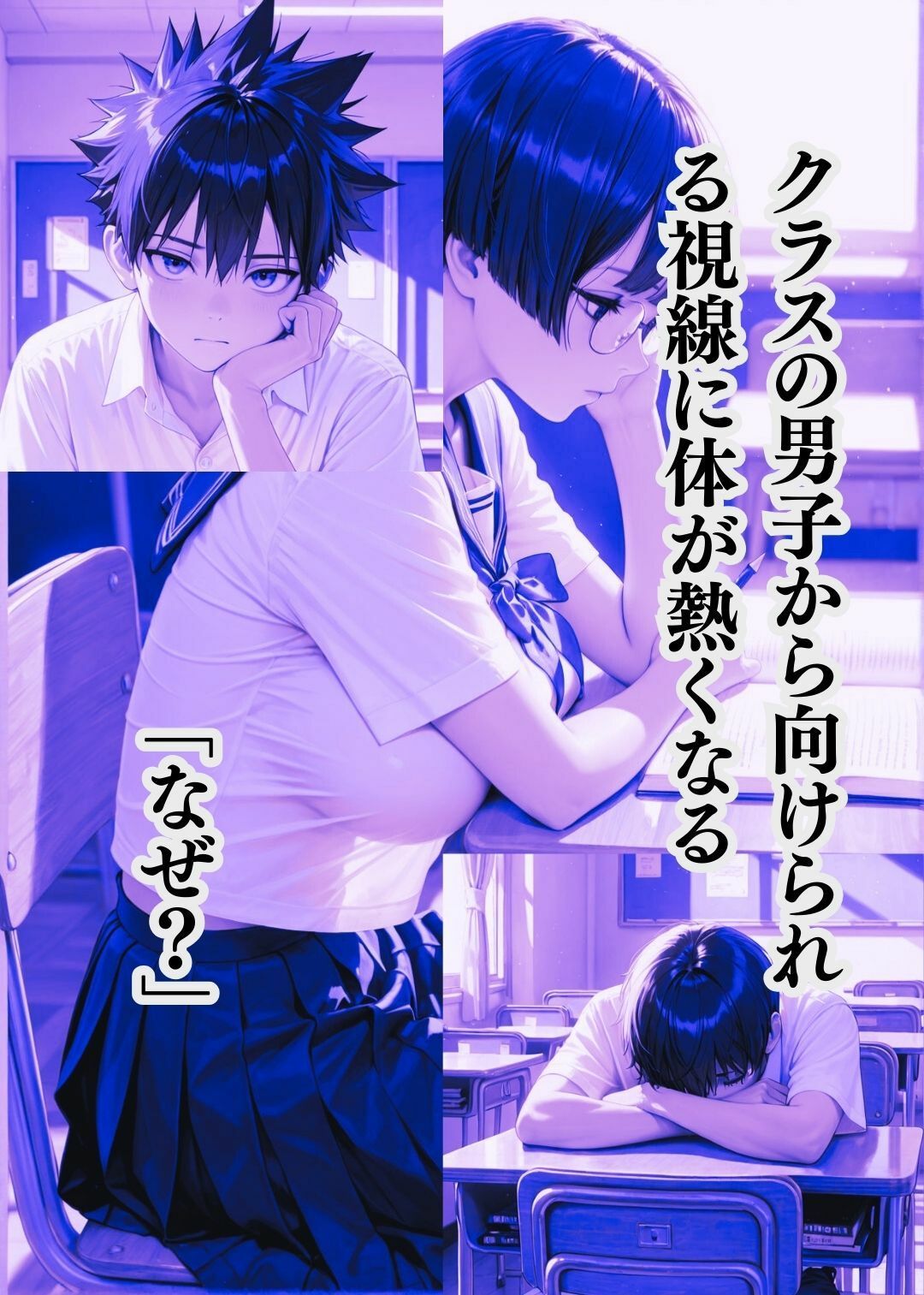 クラスの秀才巨乳女子が オレに体当たりで疑問を 解決しに来た話 - サンプル画像 2