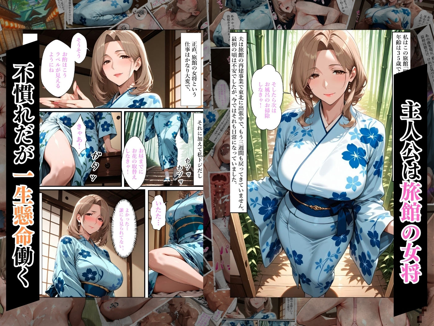 人妻ですが雌でした〜レス人妻女将がオナニーバレた 口止め料は濃厚生セックスで〜 - サンプル画像 4