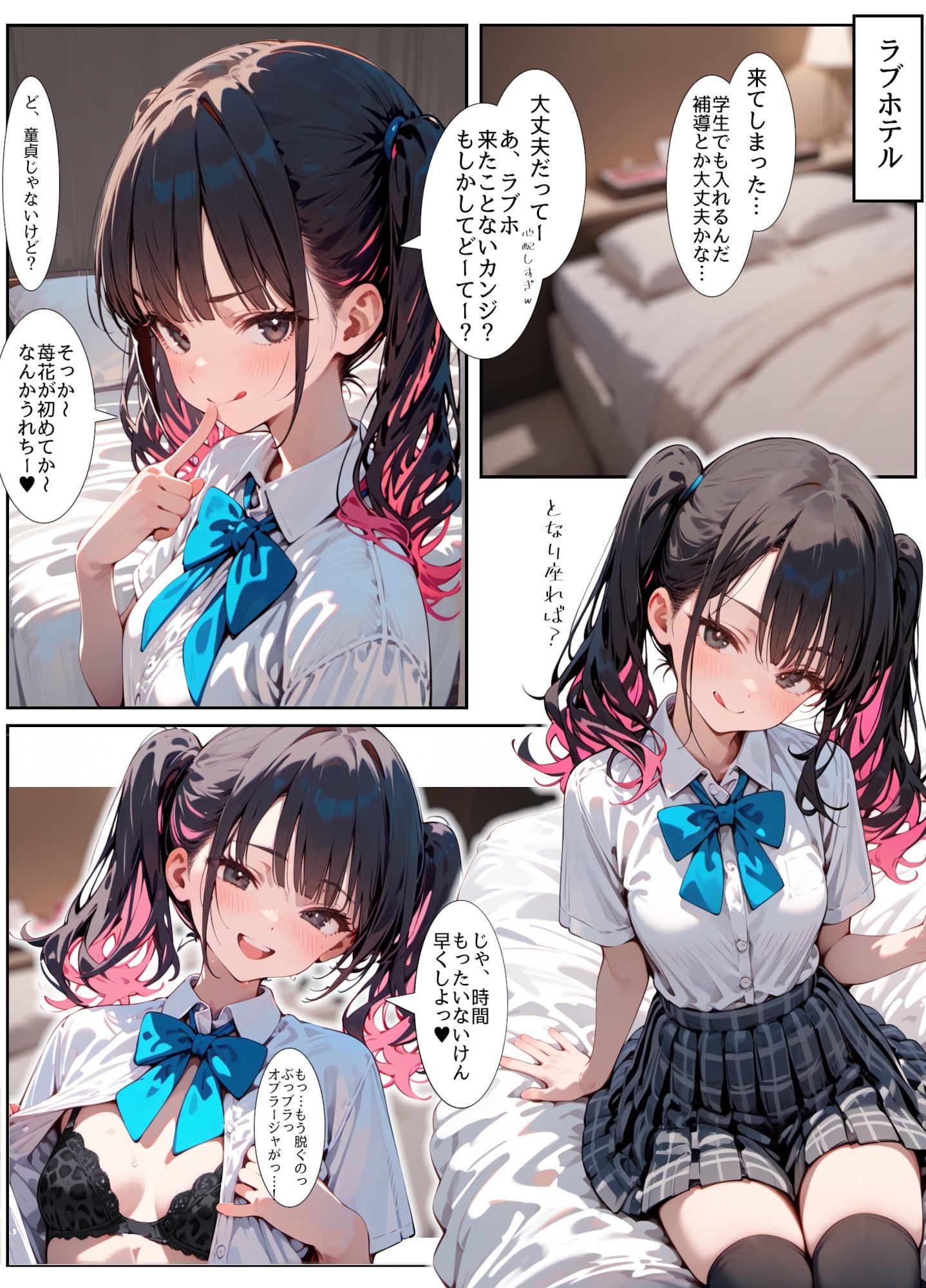 イチカとパコろっ  カースト上位の陽キャギャルに筆おろししてもらった話 - サンプル画像 4