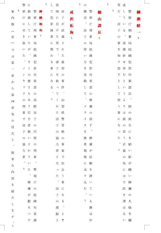 女刑事  涼子と遼子  案内版1 - サンプル画像 3