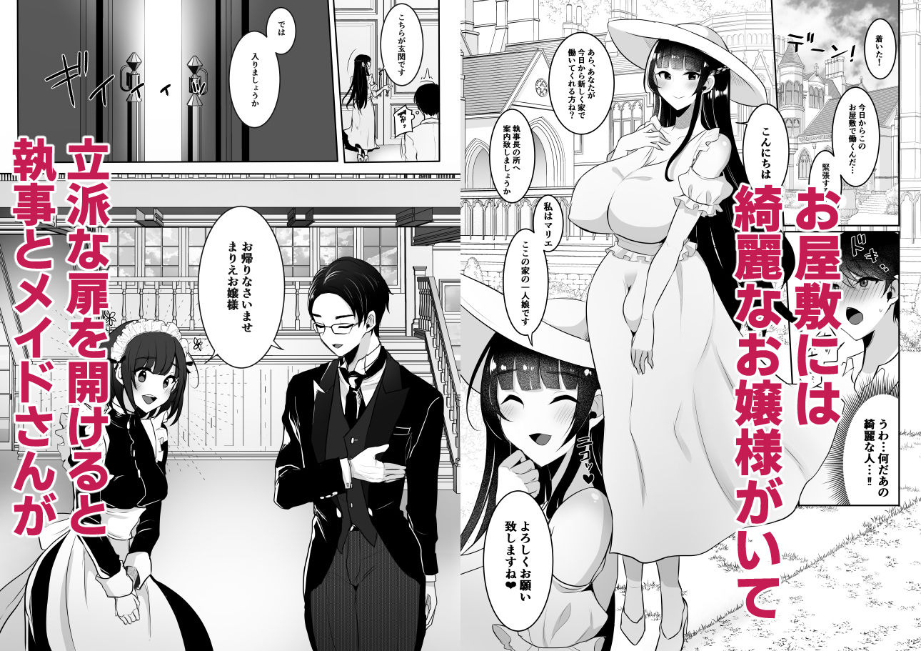 清楚なお嬢様だと思った？残念  我儘×ドSなふたなり痴女でした - サンプル画像 2