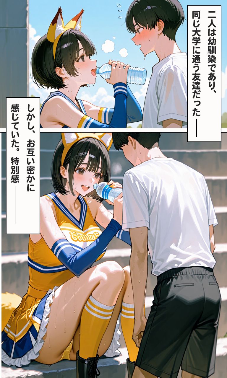 幼馴染は真夏のチアリーダー汗ばむ季節に芽生えた衝動 - サンプル画像 3