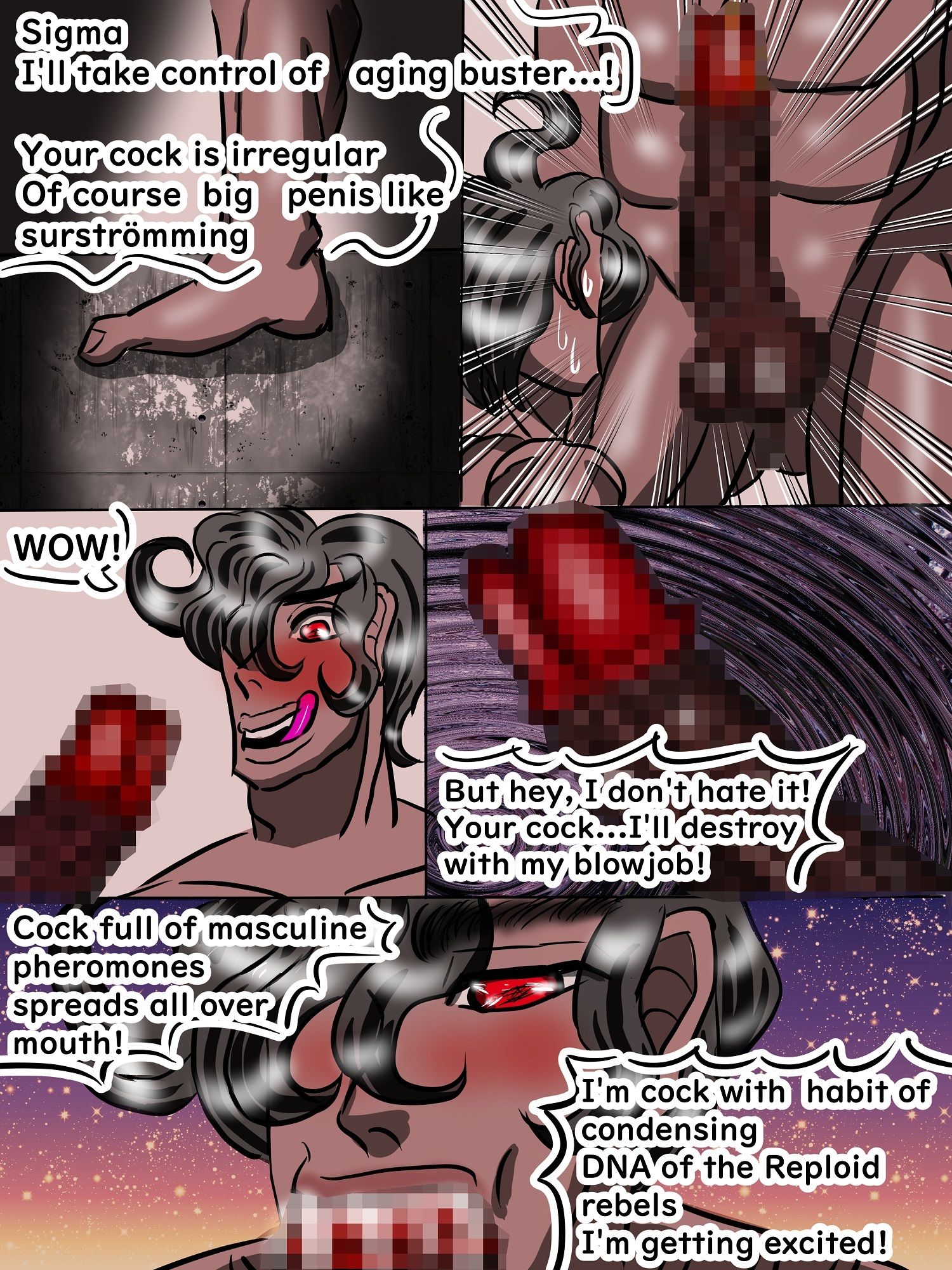 2Dogs Rebel Leader Part 2 Demoted Reploid rebel subordinate and mercenary compete in lewd cruising for commander’s favor - サンプル画像 1