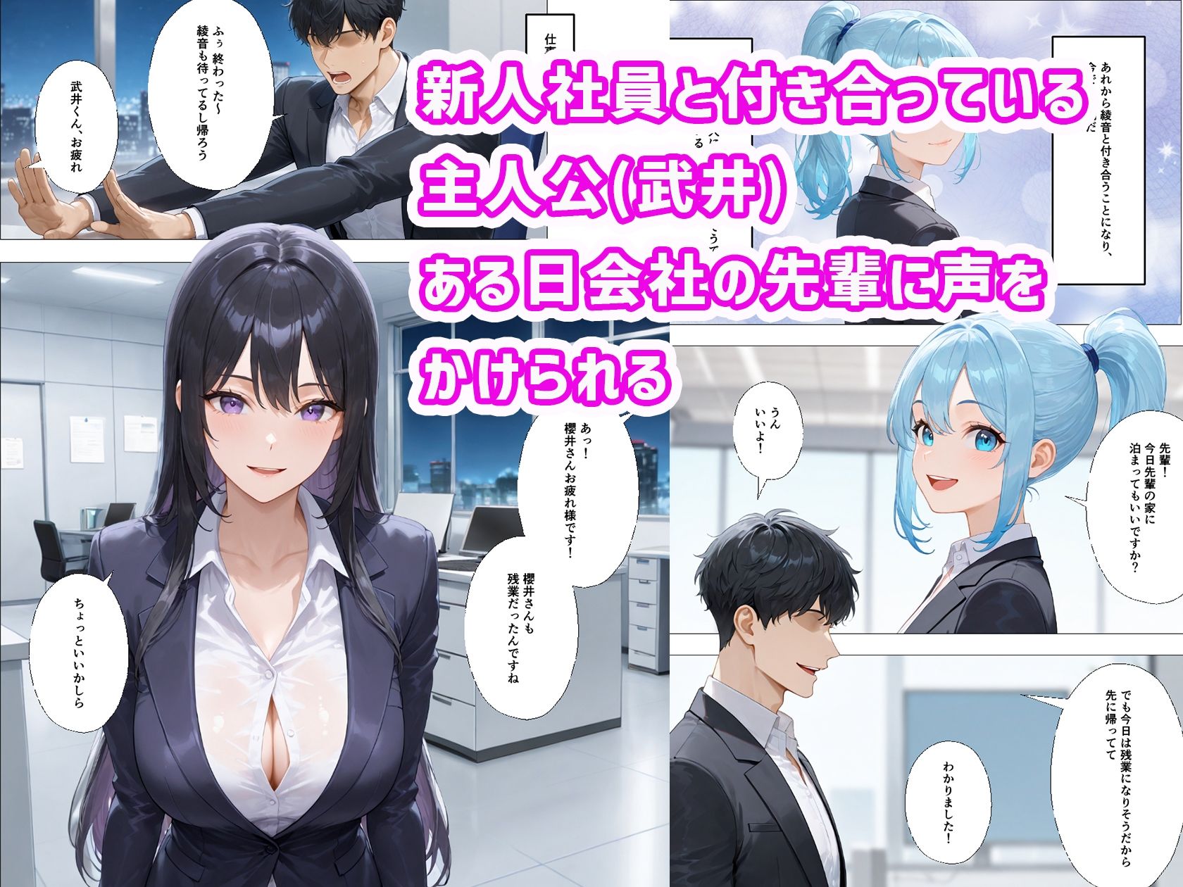 社内恋愛って甘すぎる 〜先輩社員編〜 - サンプル画像 2