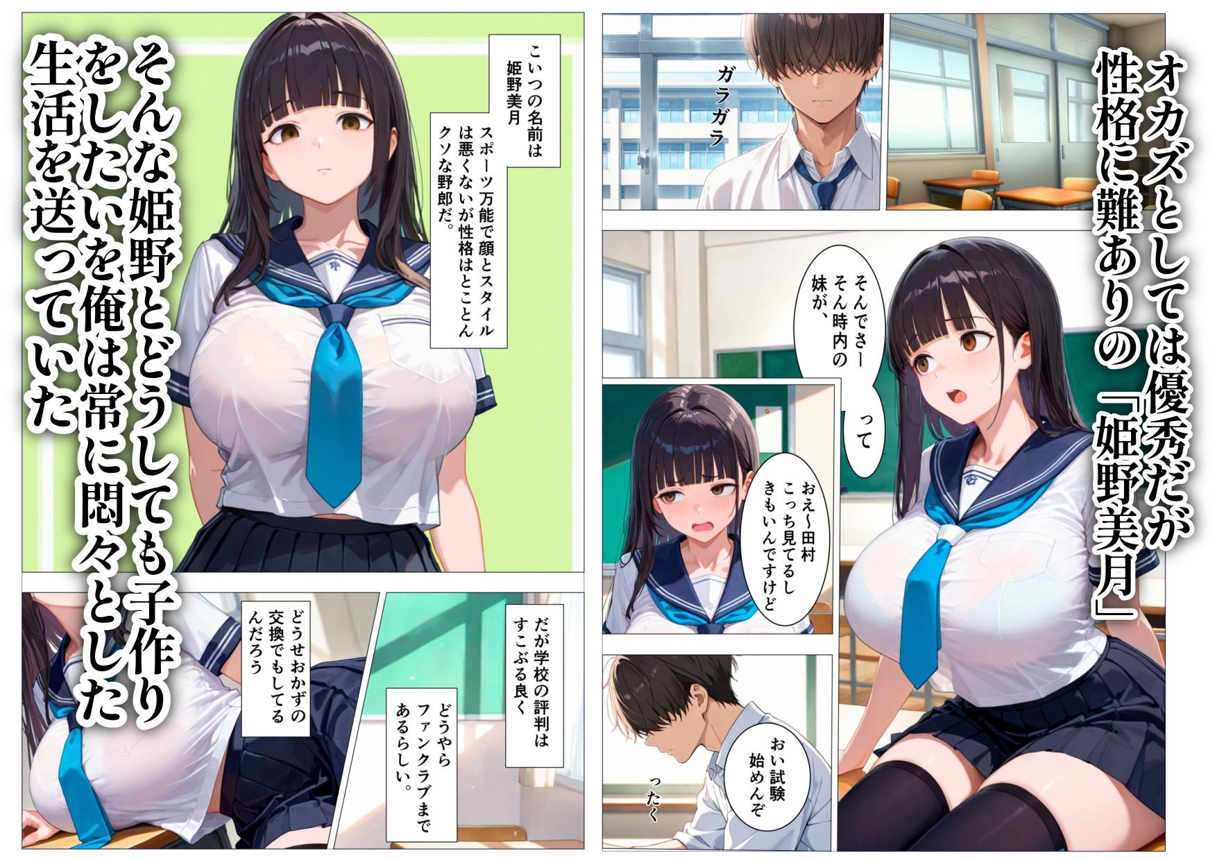 弱み握って生意気なガ？？と濃厚セックス〜特別指導でオナホ化計画〜（おまけつき） - サンプル画像 1