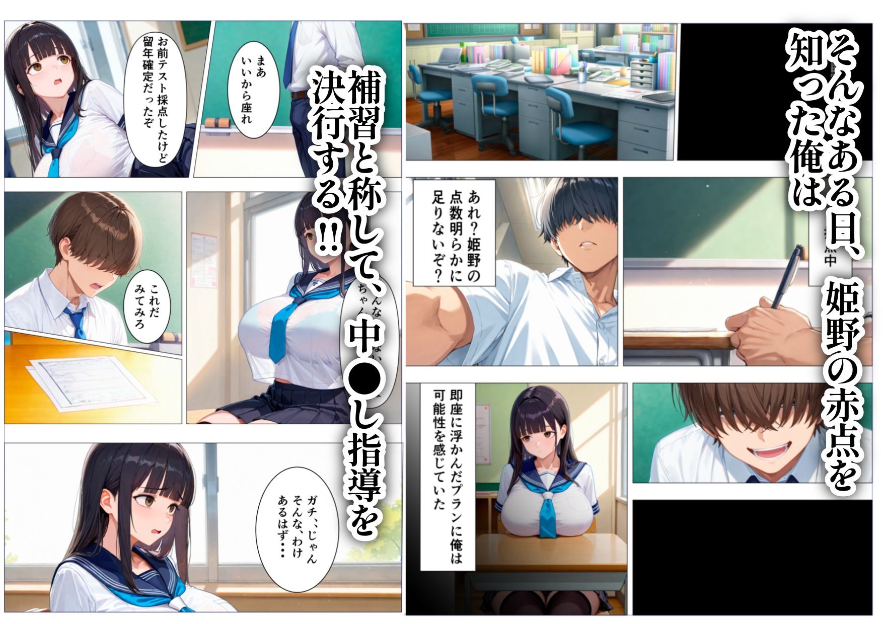 弱み握って生意気なガ？？と濃厚セックス〜特別指導でオナホ化計画〜（おまけつき） - サンプル画像 2