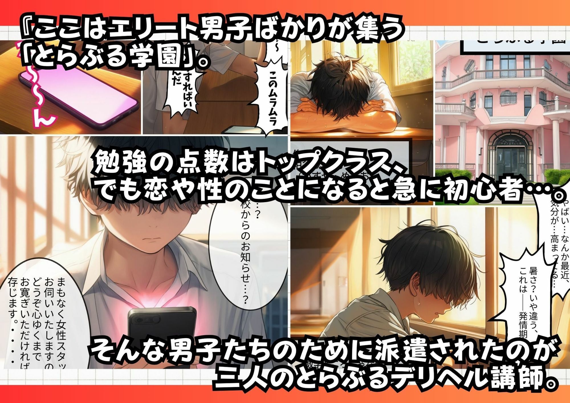 とらぶる学園デリヘル - サンプル画像 1