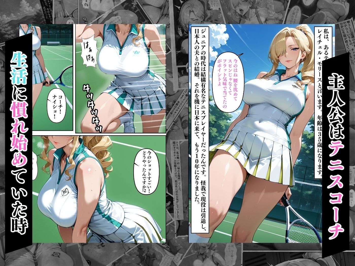 人妻ですが雌でした〜イきたくないのにに醜顔アクメ テニスコーチが醜態晒した日〜 - サンプル画像 4