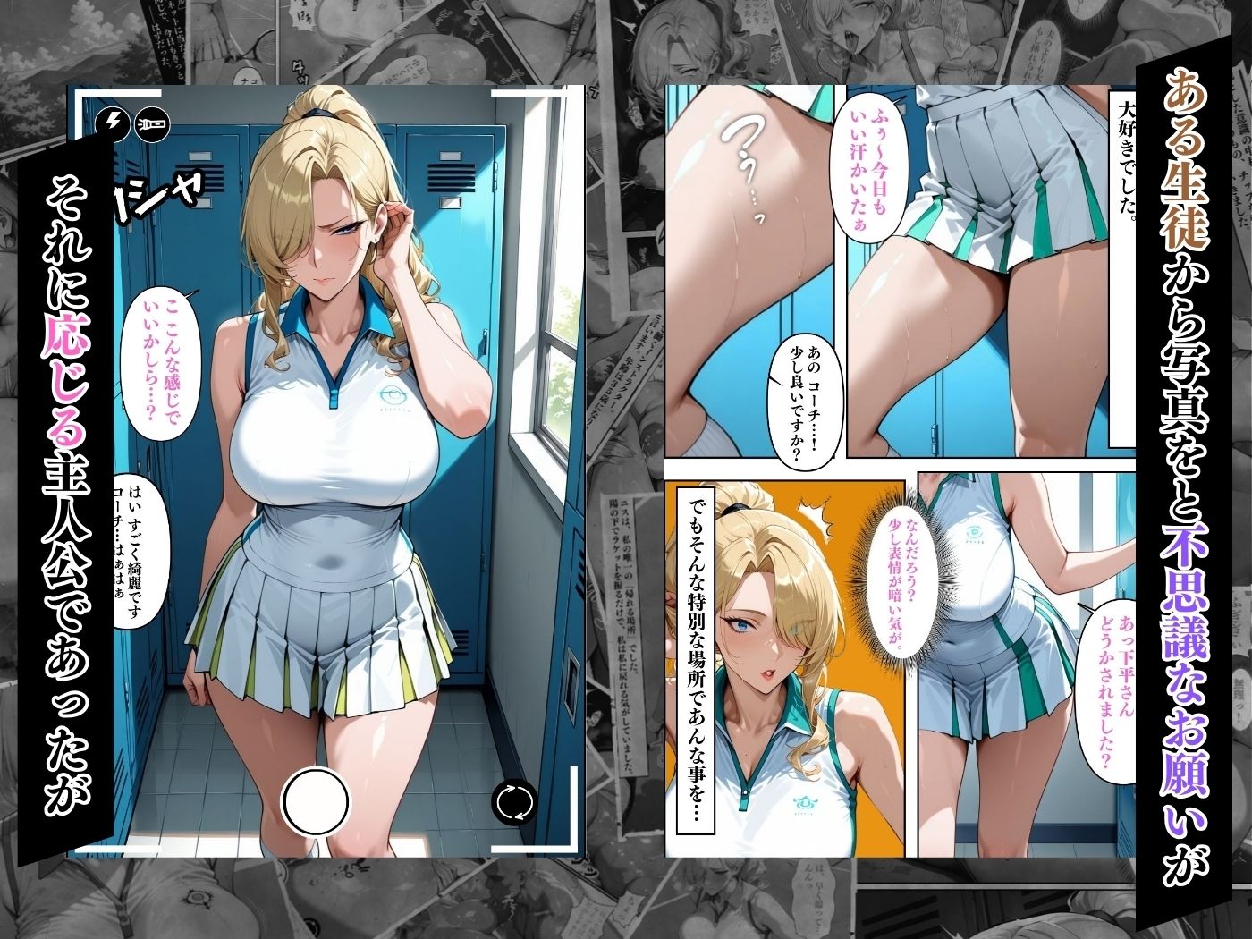 人妻ですが雌でした〜イきたくないのにに醜顔アクメ テニスコーチが醜態晒した日〜 - サンプル画像 5