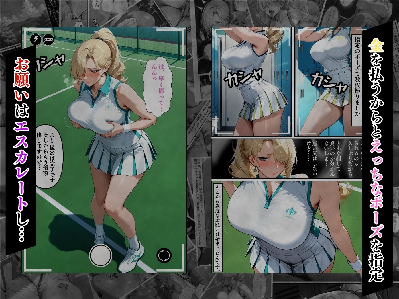 人妻ですが雌でした〜イきたくないのにに醜顔アクメ テニスコーチが醜態晒した日〜 - サンプル画像 6