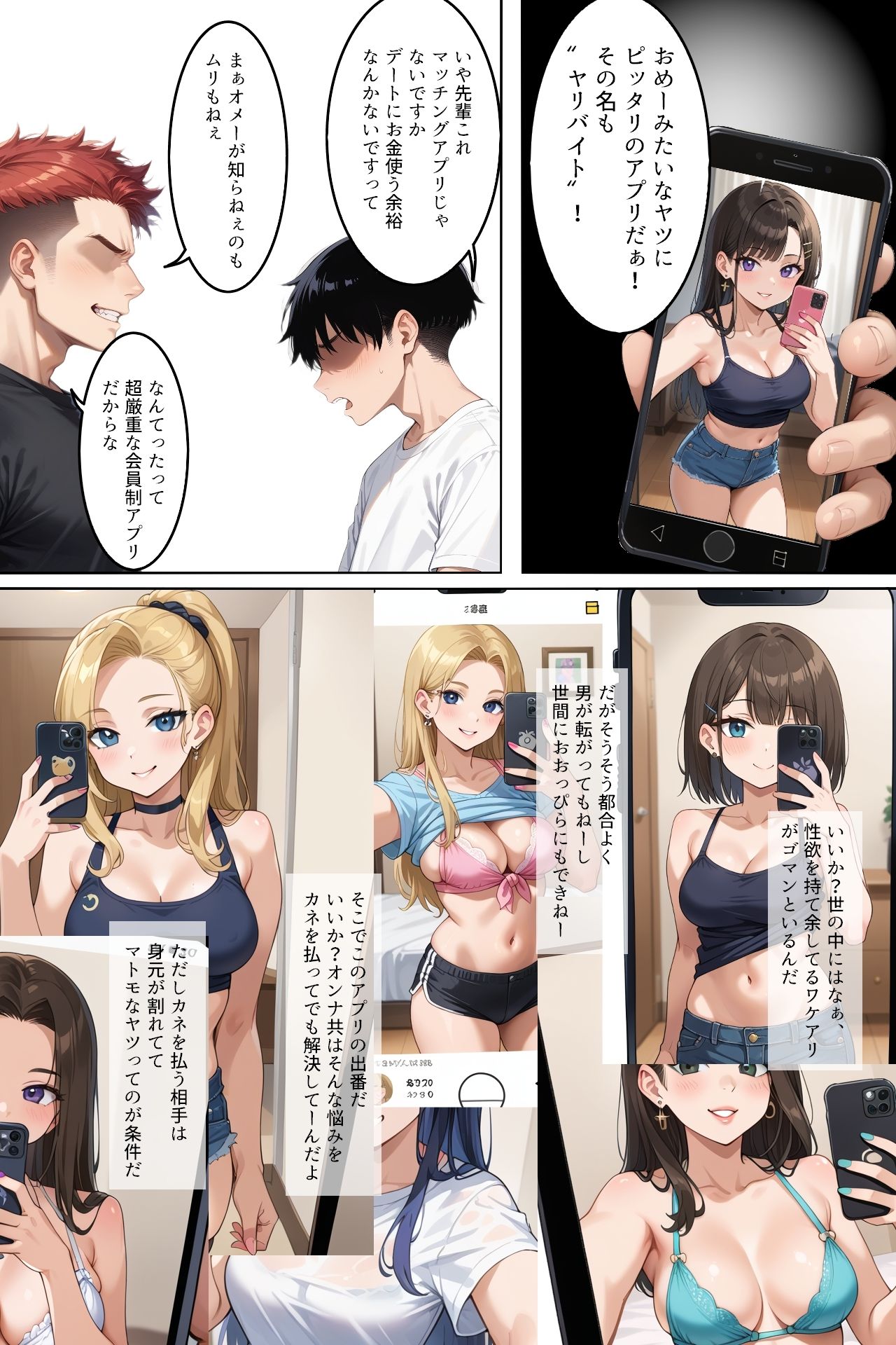 会員制マッチングアプリ  ヤリバイト  で性のお悩み解決します - サンプル画像 1