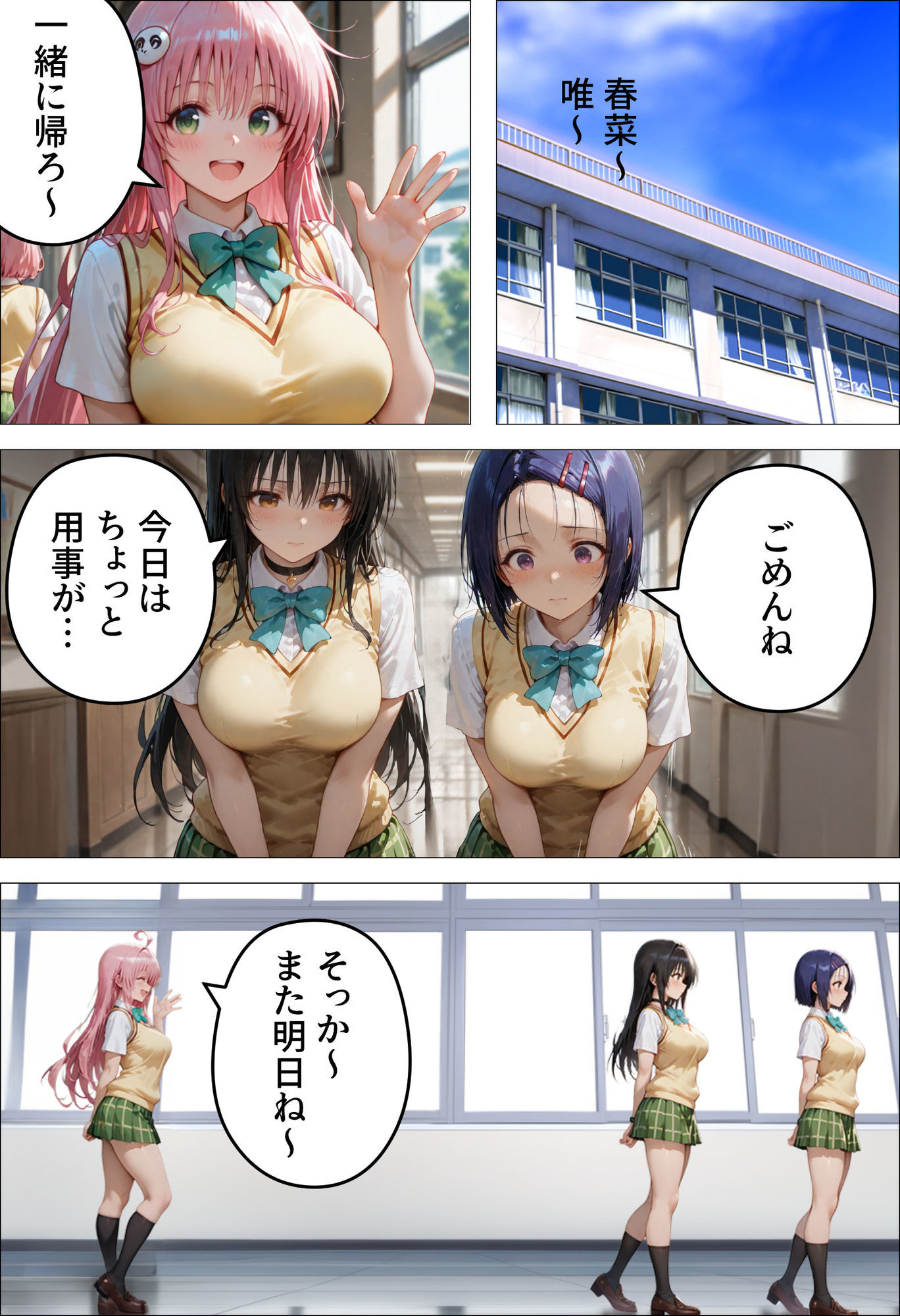 催●種付け学園 緊縛調教ボテ腹肉便器科へようこそ モ〇とラ〇編 - サンプル画像 6