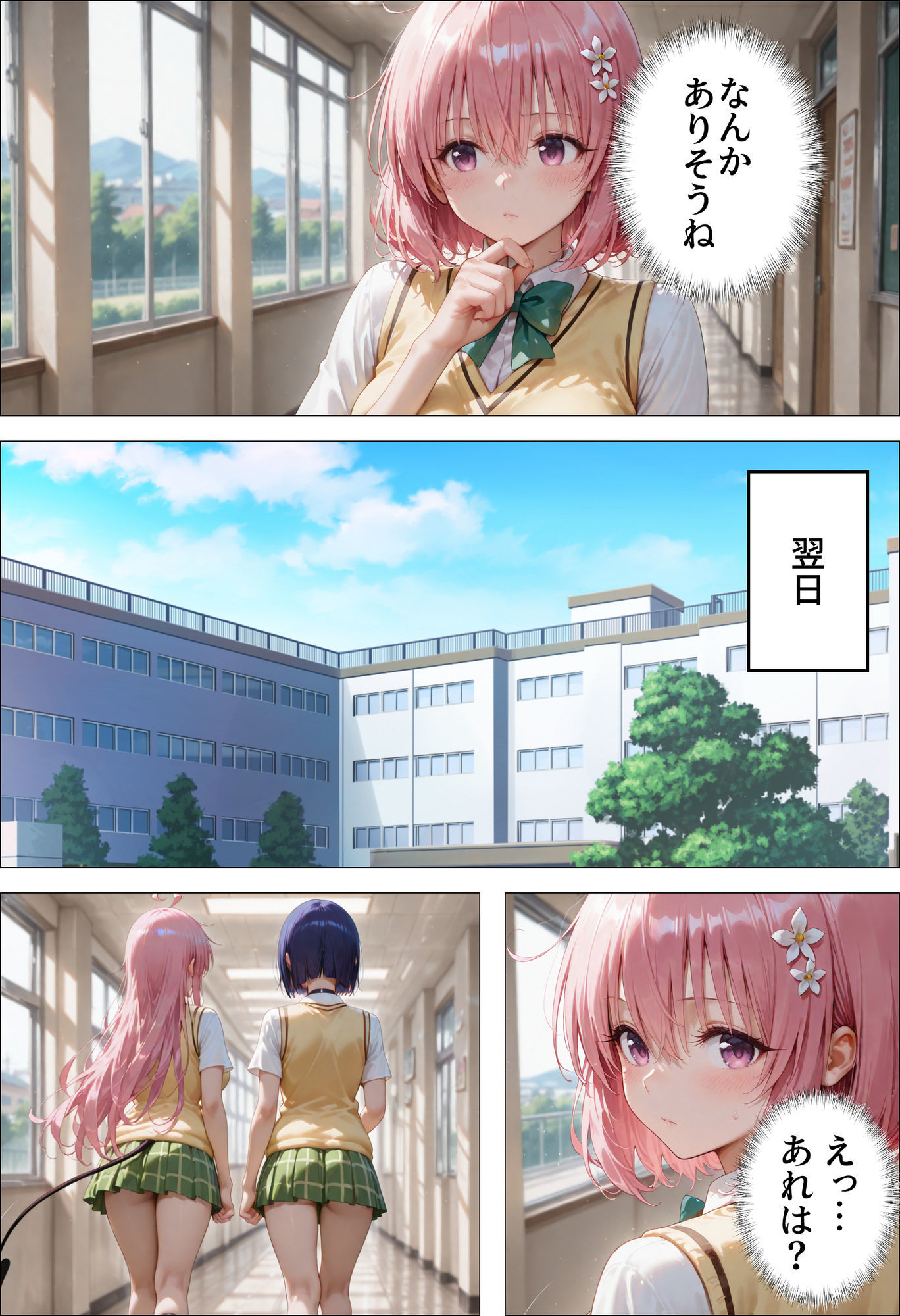 催●種付け学園 緊縛調教ボテ腹肉便器科へようこそ モ〇とラ〇編 - サンプル画像 9