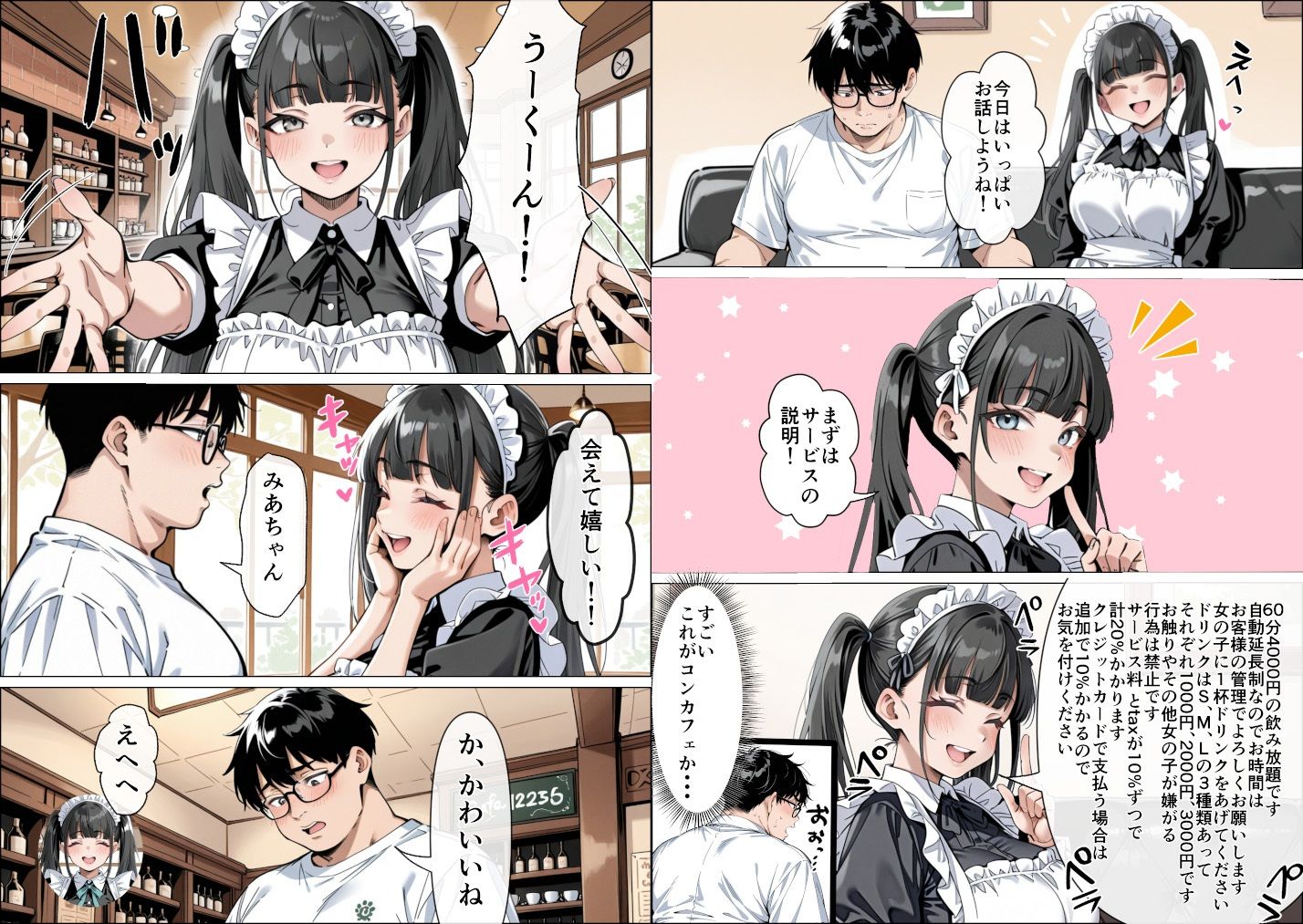 Ub●rの配達先で推しコンカフェ嬢が彼氏とヤってた話 - サンプル画像 8