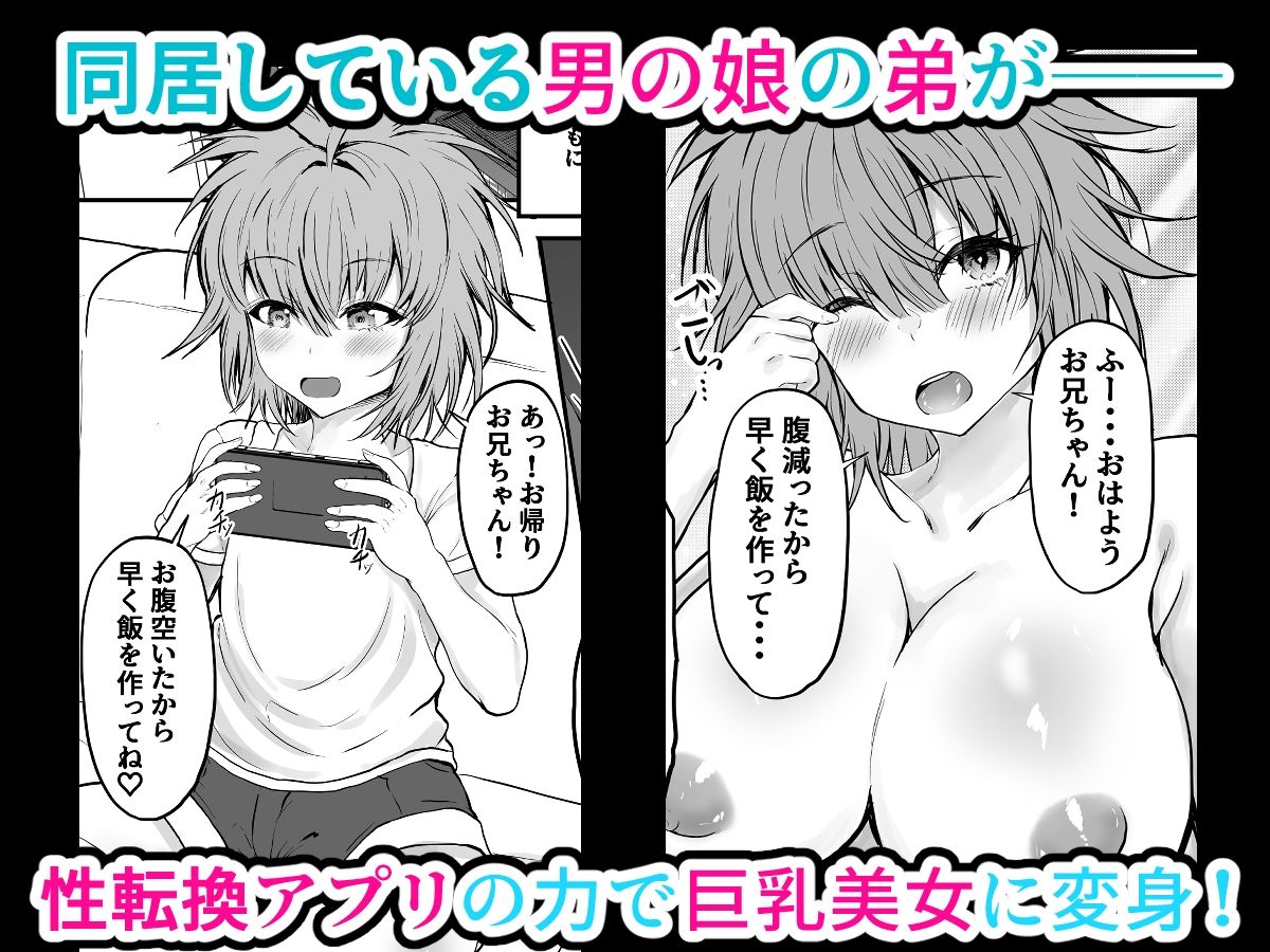 TS弟  男の娘の弟を性転換アプリで女体化 - サンプル画像 1